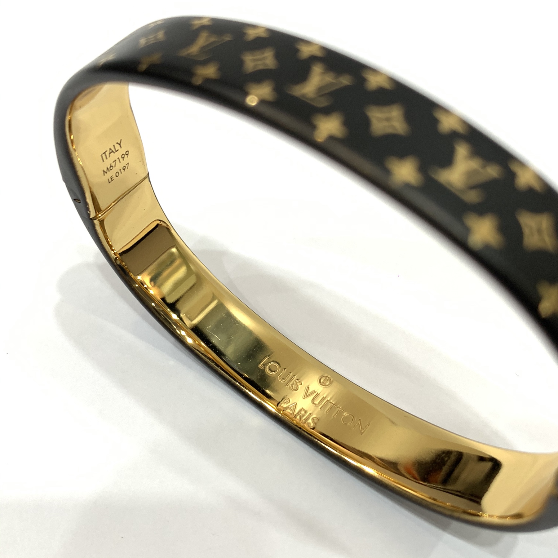 Nanogram bracelet Louis Vuitton Black in Other - 32474034