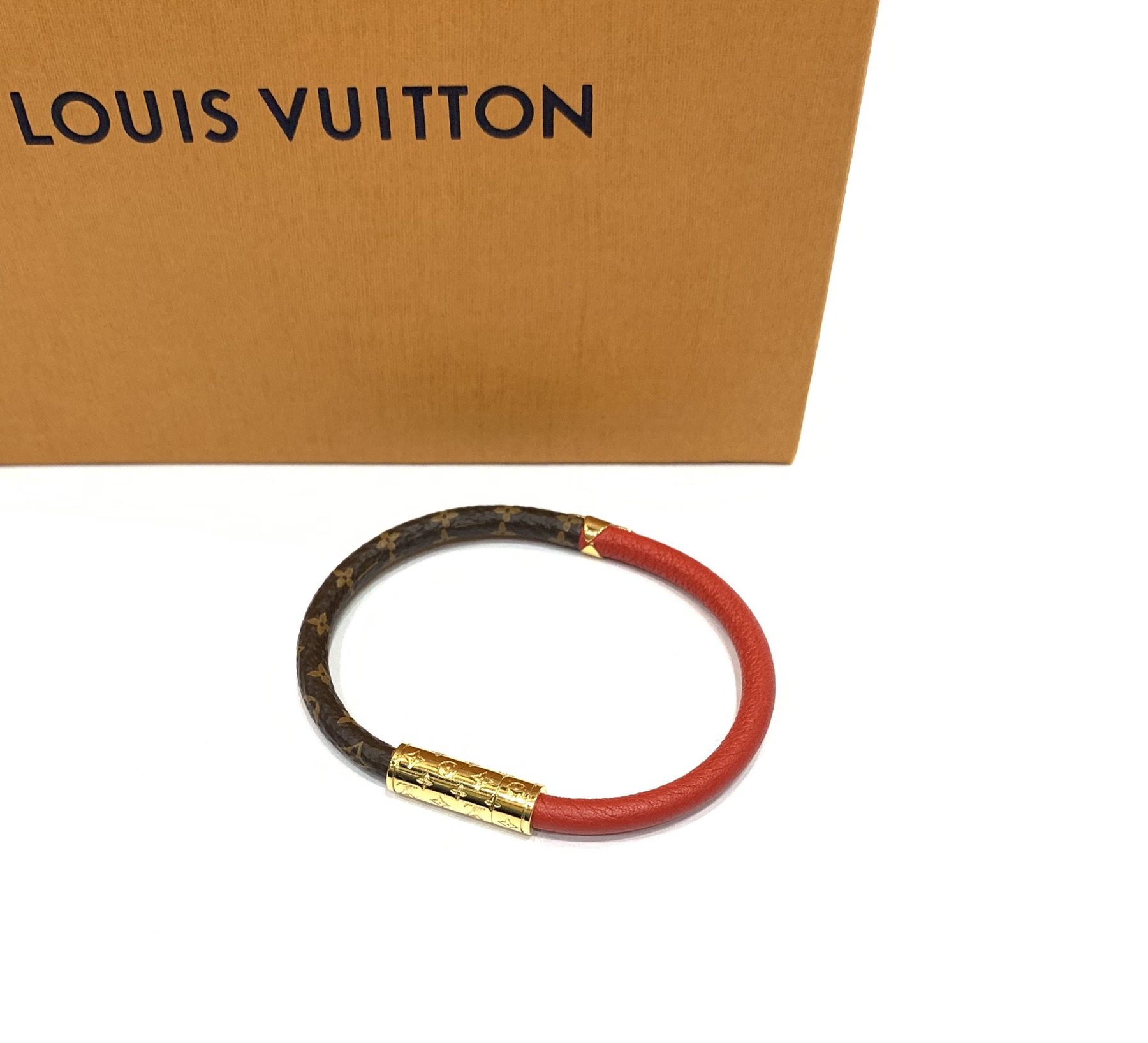 Louis Vuitton Daily Confidential Bracelet Red - BrandConscious