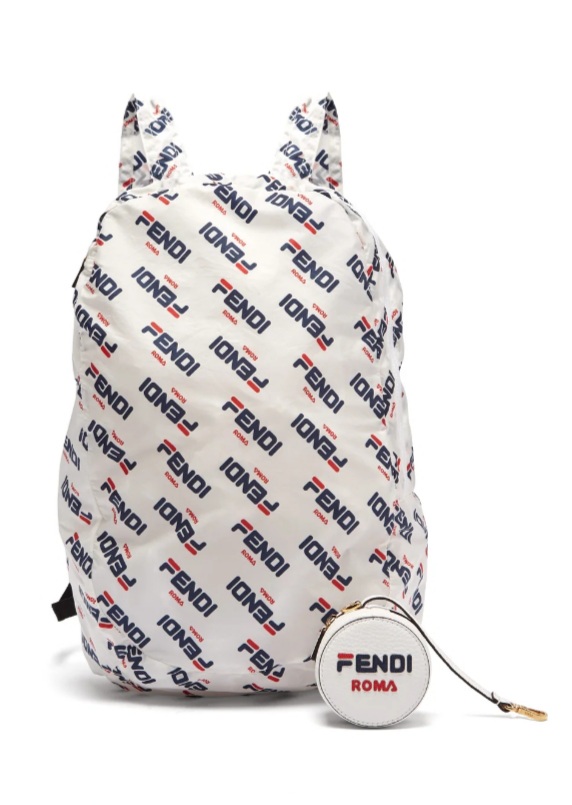 Fendi Help Bag Charm & Fold-away Backpack - BrandConscious Authentics