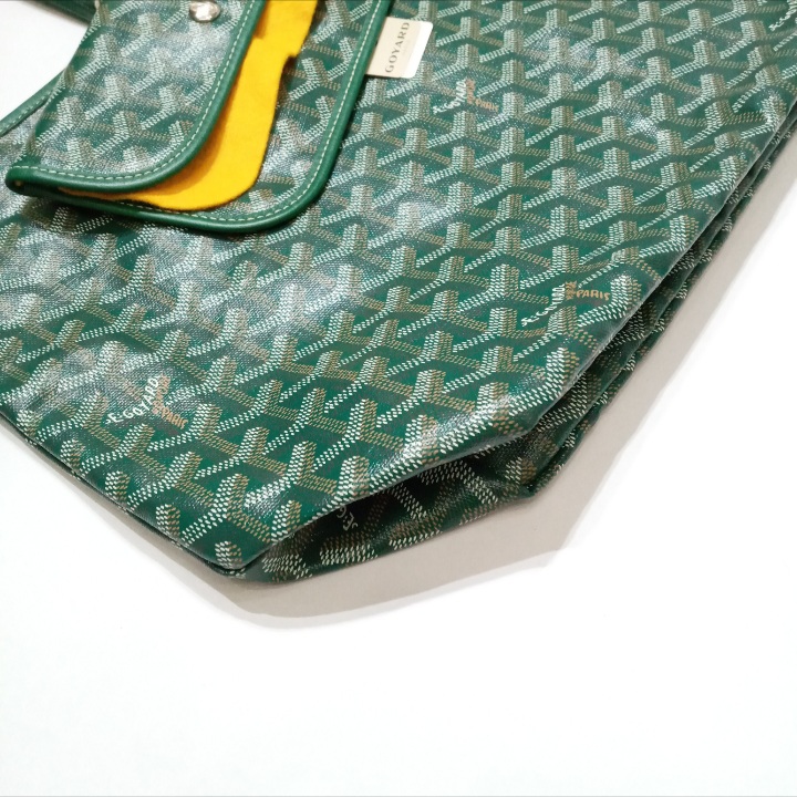 Goyard Goyardine St. Louis PM Tote in Green — UFO No More