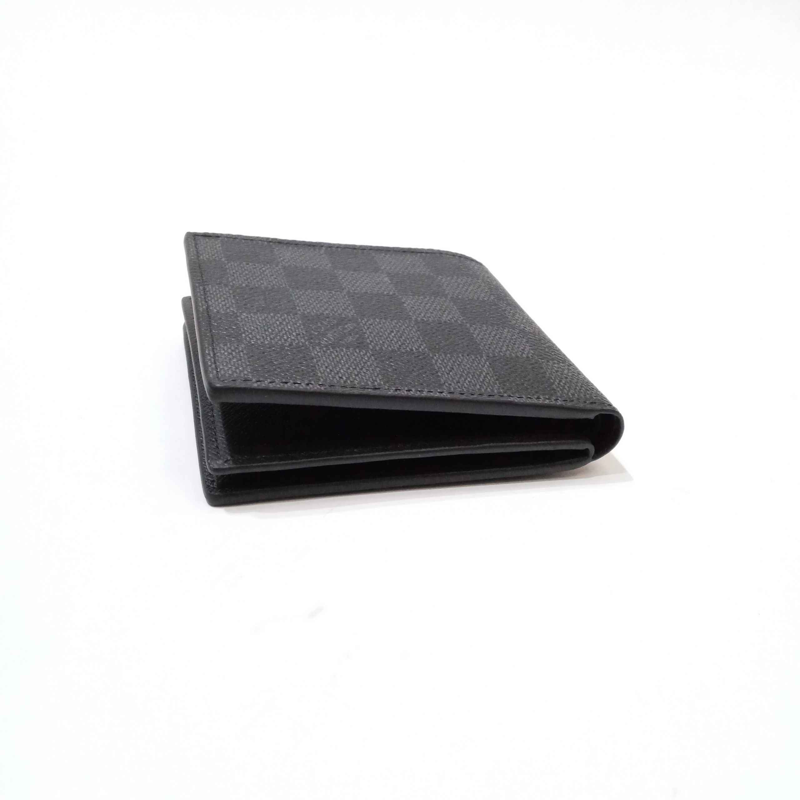 Louis Vuitton Coin Card Holder Damier Graphite Grey/BlackLouis Vuitton Coin Card  Holder Damier Graphite Grey/Black - OFour