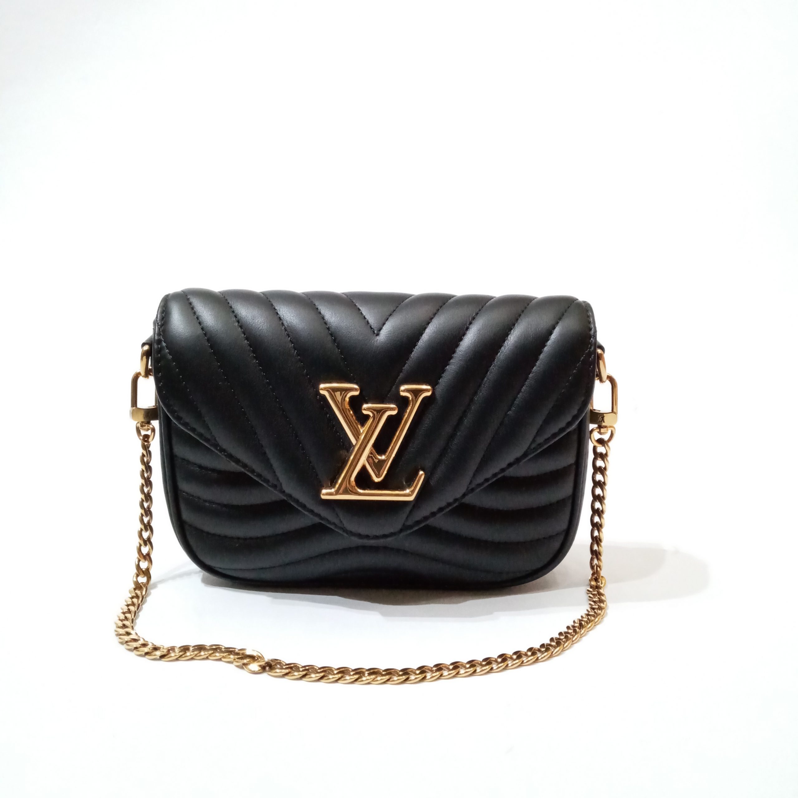 Louis Vuitton Banane Calfskin New Wave Multi Pochette - modaselle