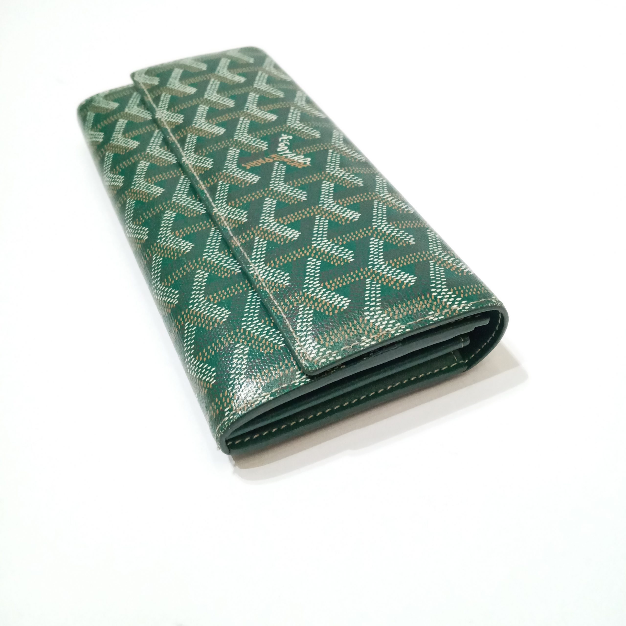 Wallet Goyard Green in Cotton - 35360734