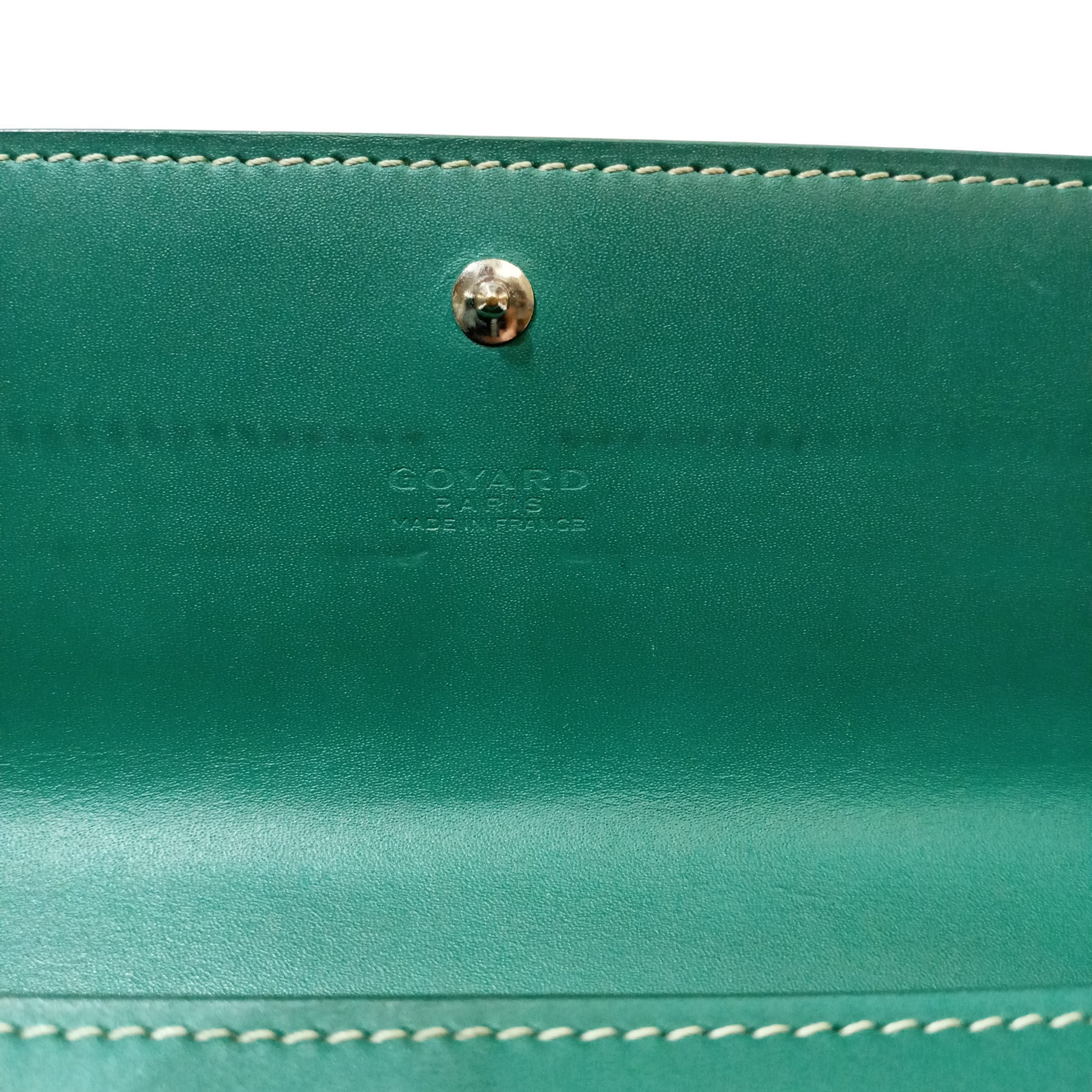 GOYARD LONG WALLET GREEN – VLA Luxury