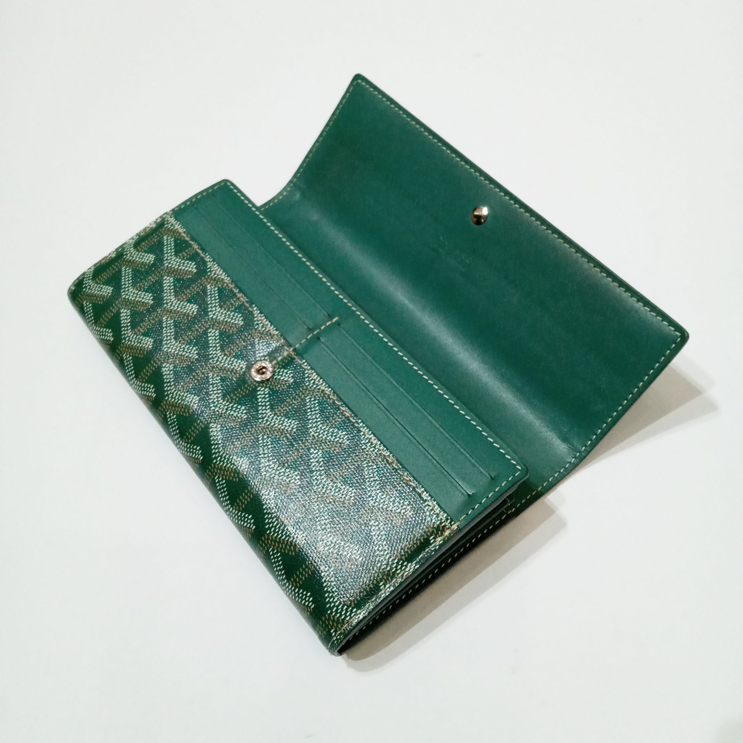 Goyard Varenne Long Wallet Green - BrandConscious Authentics