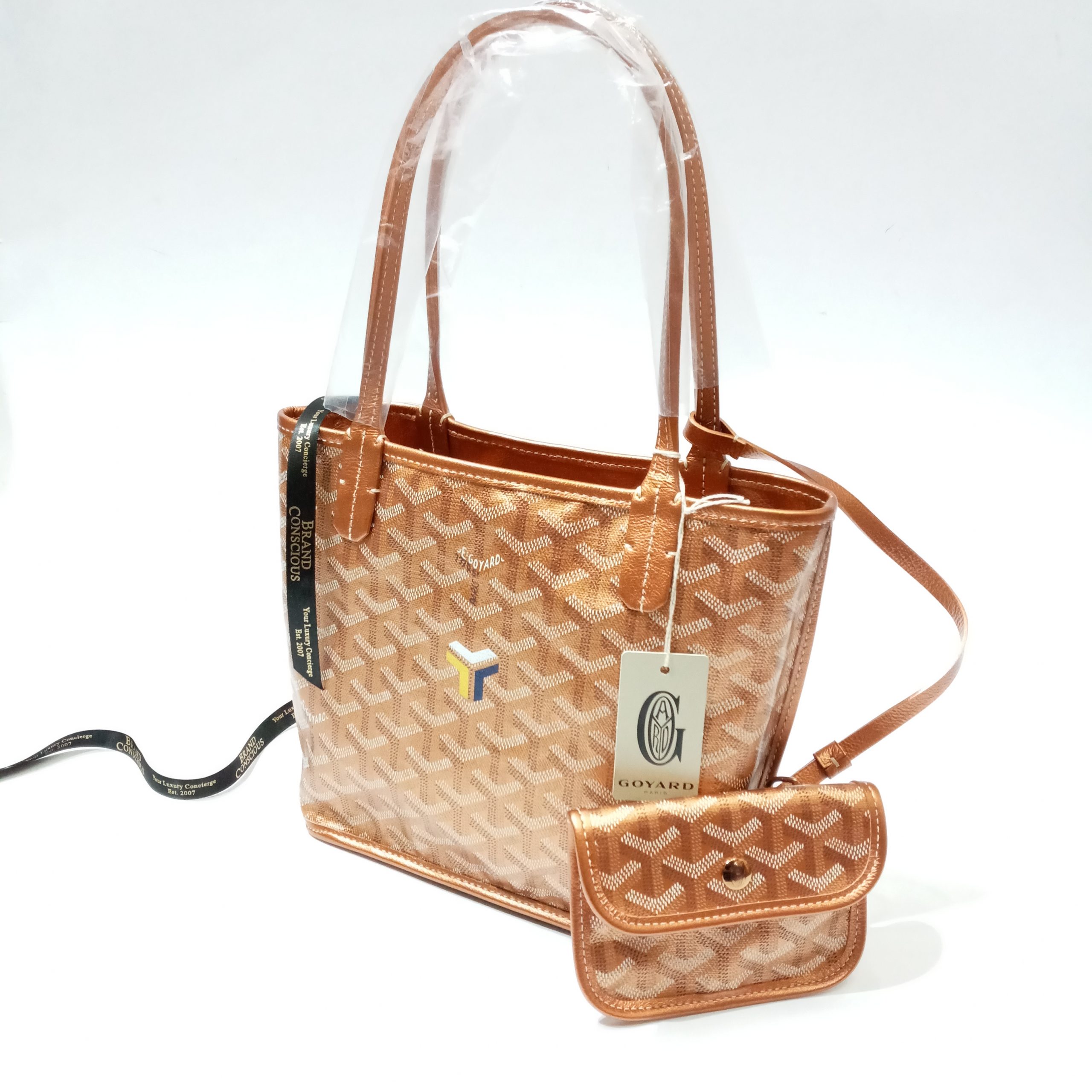 goyard anjou mini brown