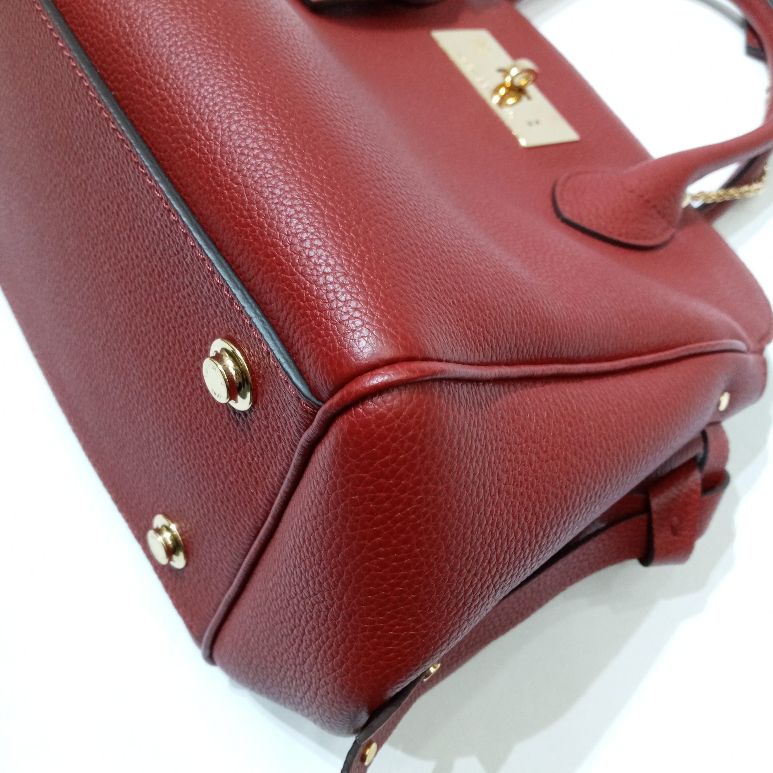 Louis Vuitton Red Leather 2Way Milla PM Bag Louis Vuitton