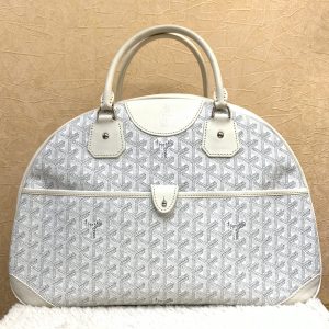 Goyard Black Goyardine Coated Canvas and Leather St. Jeanne MM Bag