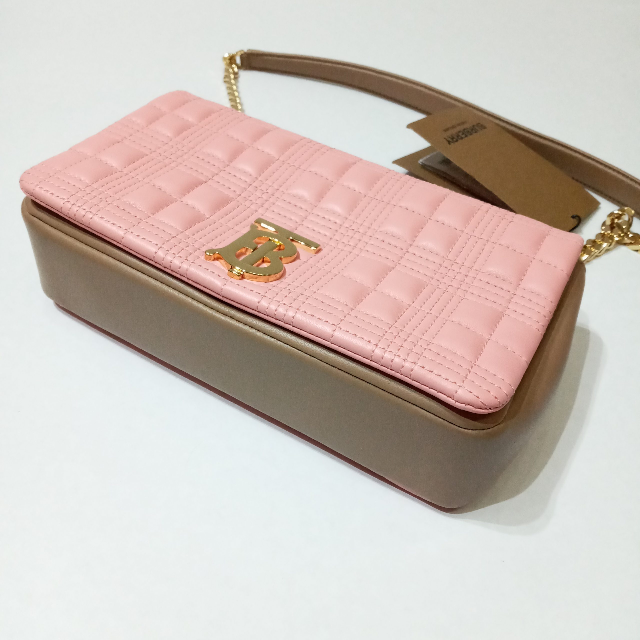 Burberry // Pink Quilted Lola Twin Pouch – VSP Consignment