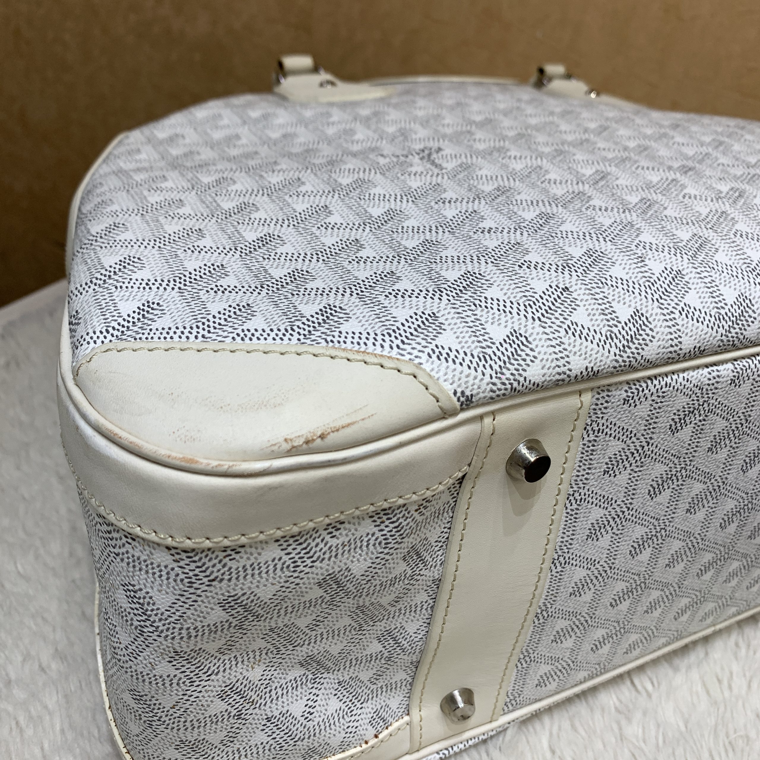 Goyard Saint Jeanne GM Bowler White - BrandConscious Authentics