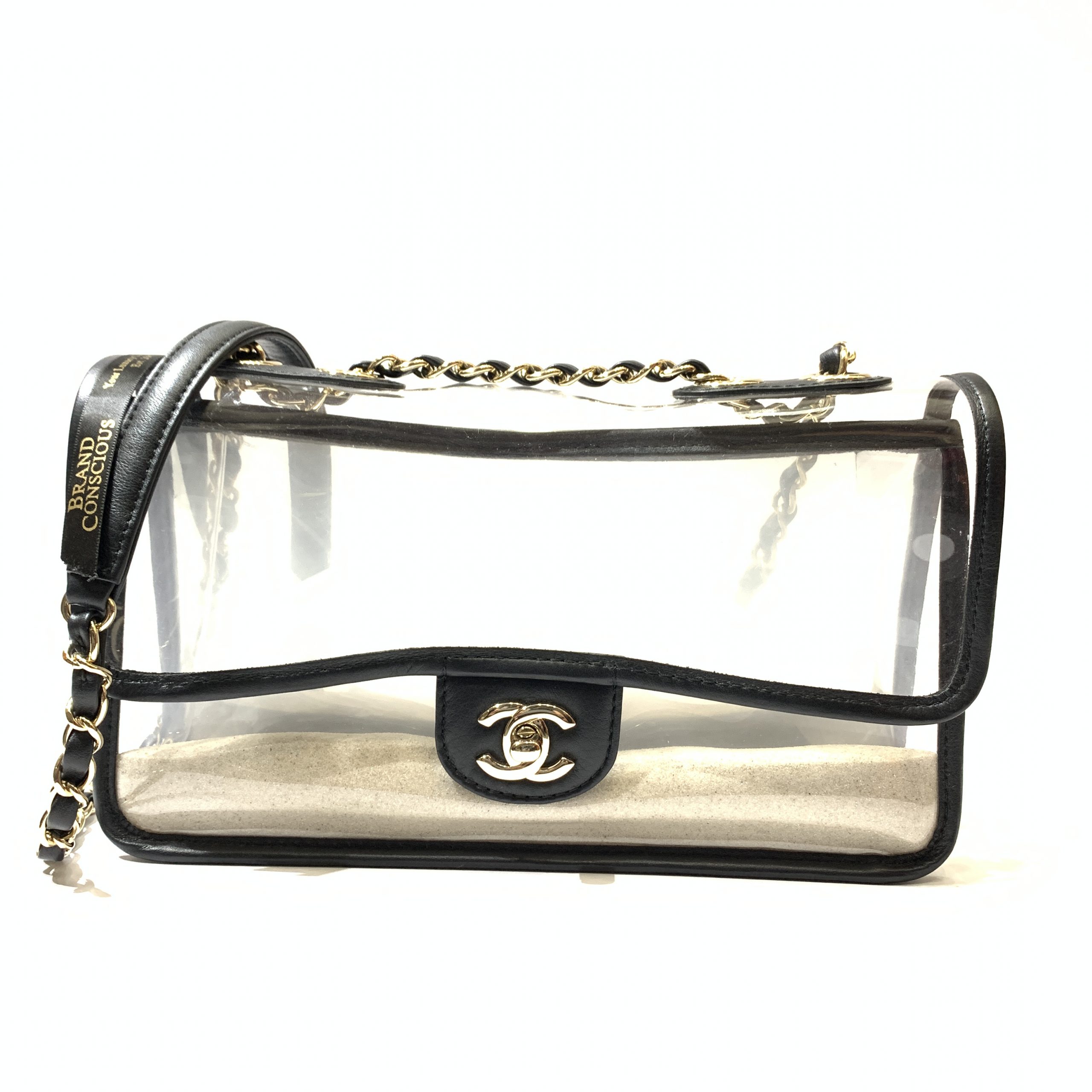 Chanel PVC Coco Sand Flap Bag