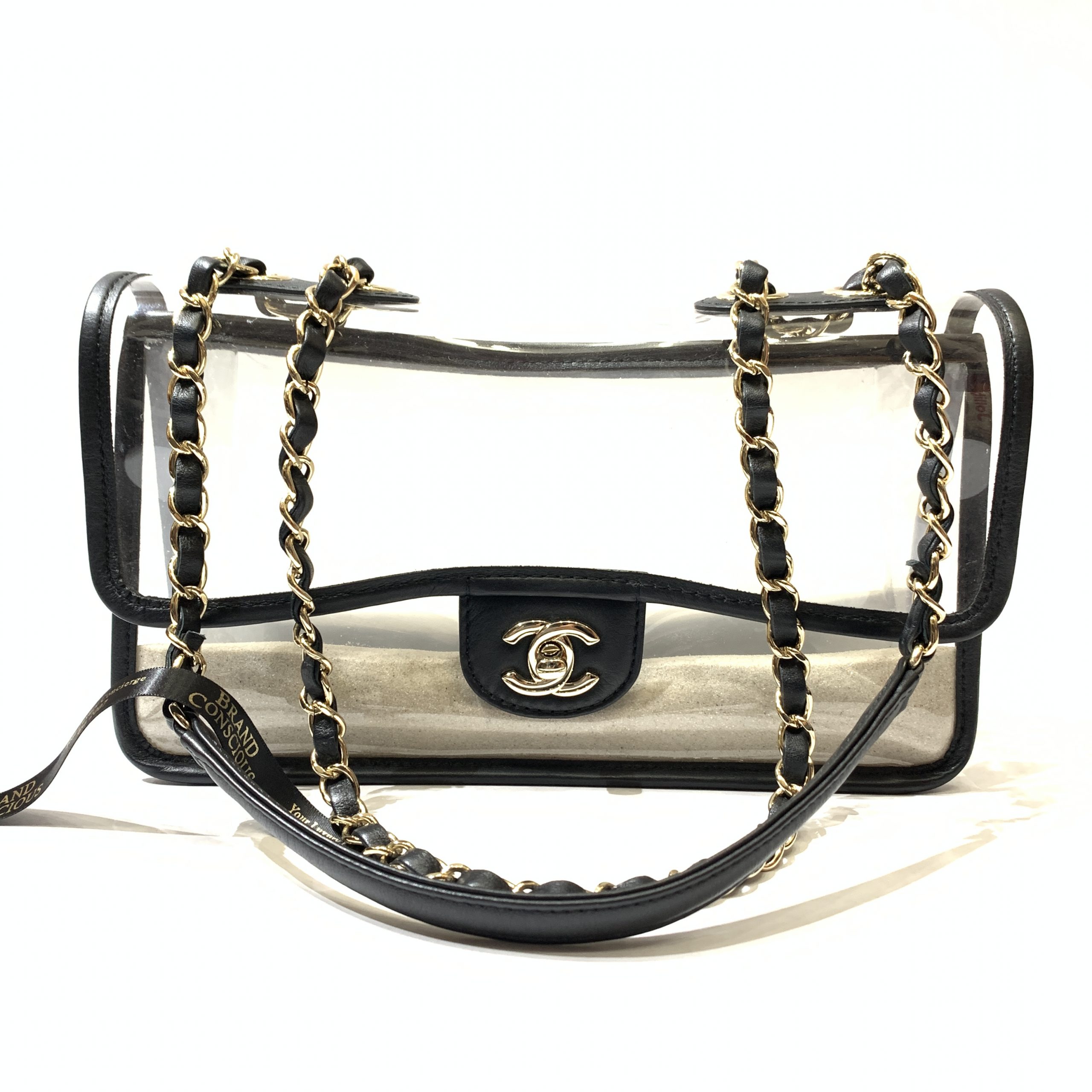 Chanel Coco Sand PVC Medium Flap Bag | Dearluxe