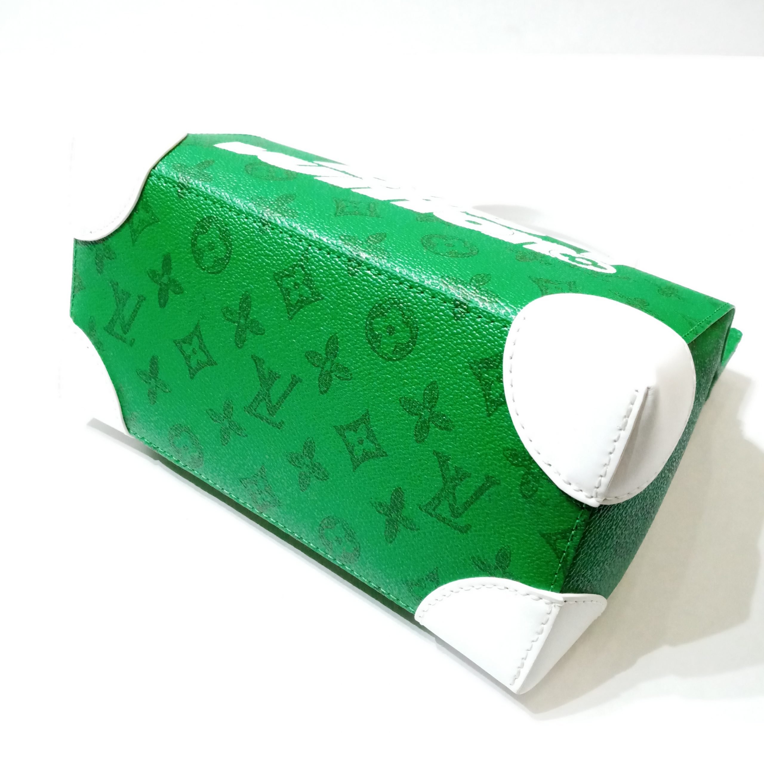 Louis Vuitton Litter Bag Monogram Green in Coated Canvas with Silver-tone -  US