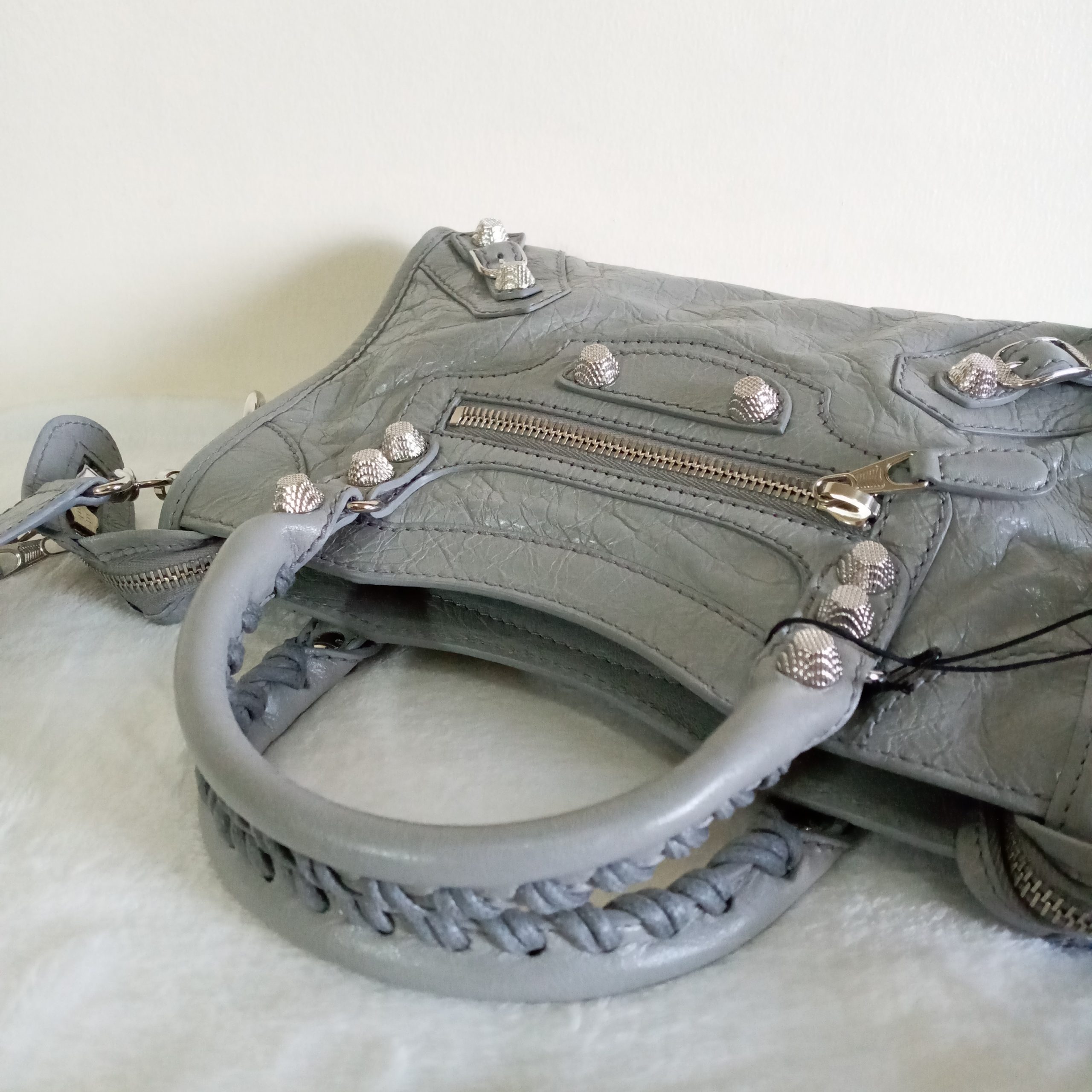 Balenciaga Neo Cagole City small grey bag  TheDoubleF