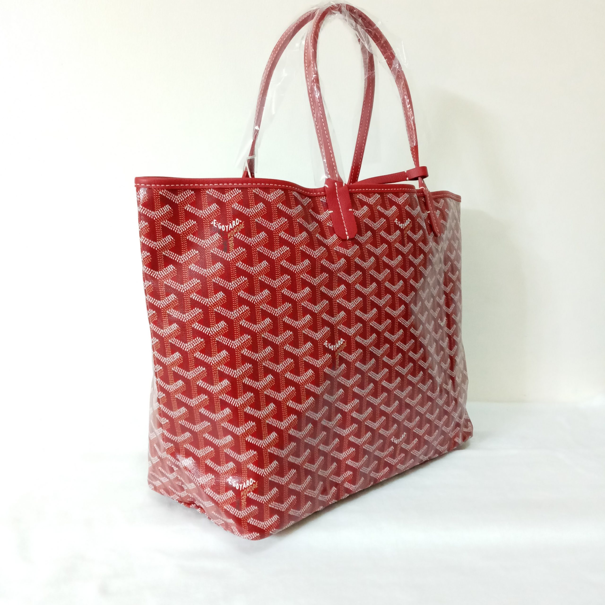 Goyard Red St. Louis PM Tote Bag ○ Labellov ○ Buy and Sell Authentic Luxury