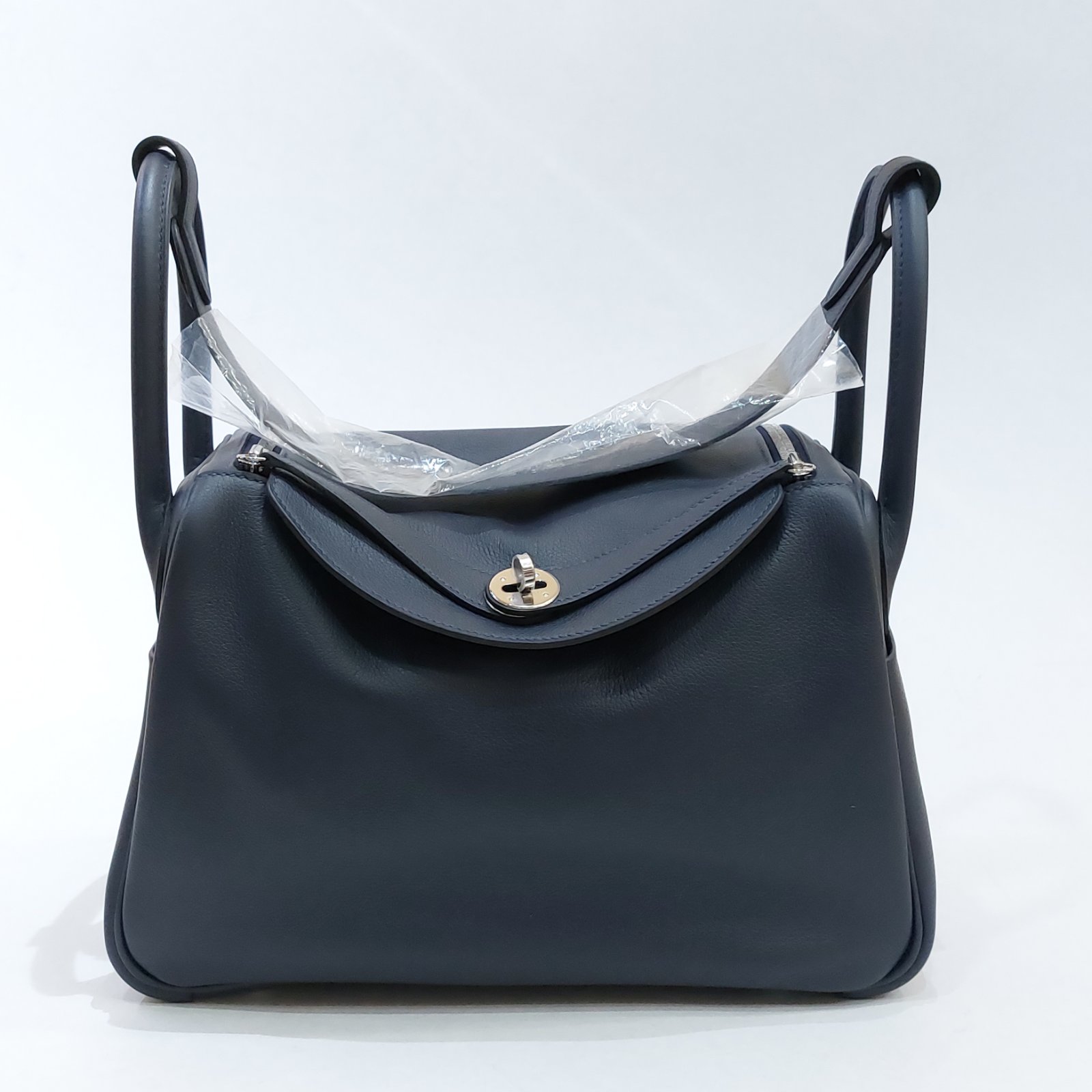 HERMES LINDY 30CM BLEU NUIT