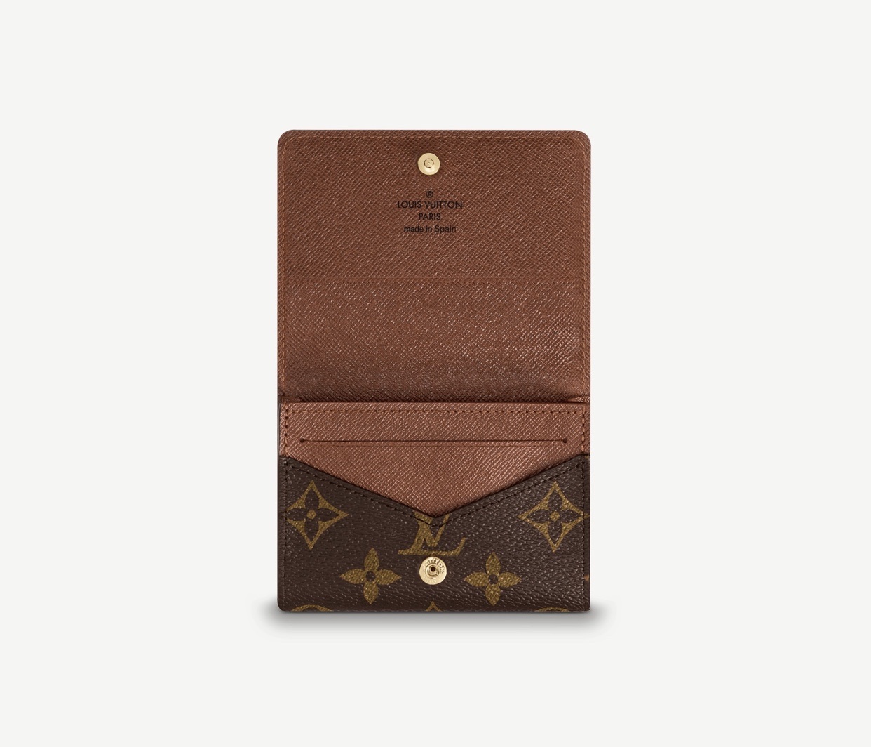 Louis Vuitton Monogram Enveloppe Carte de visite, Black