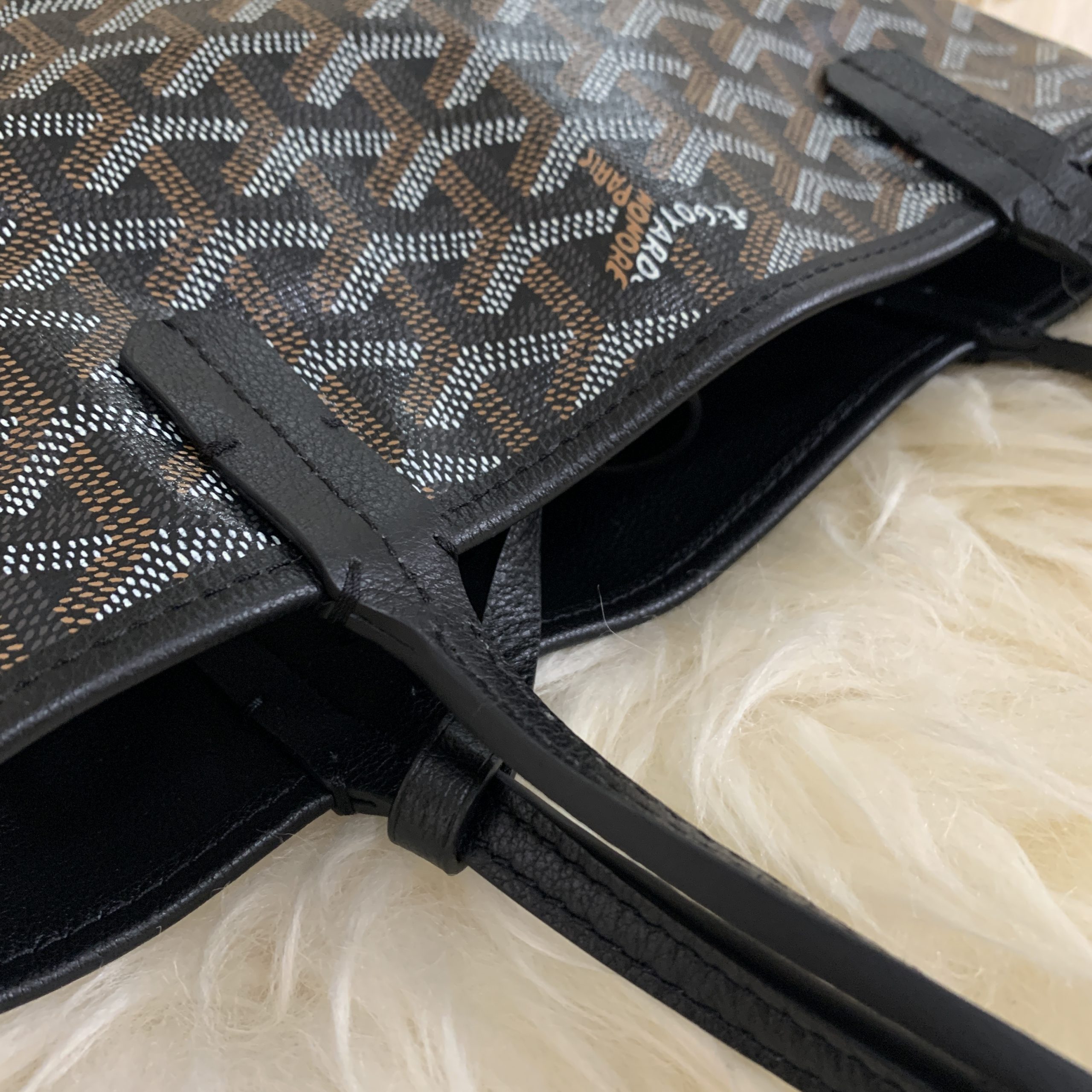 Goyard Mini Anjou Reversible Black Tote - BrandConscious Authentics