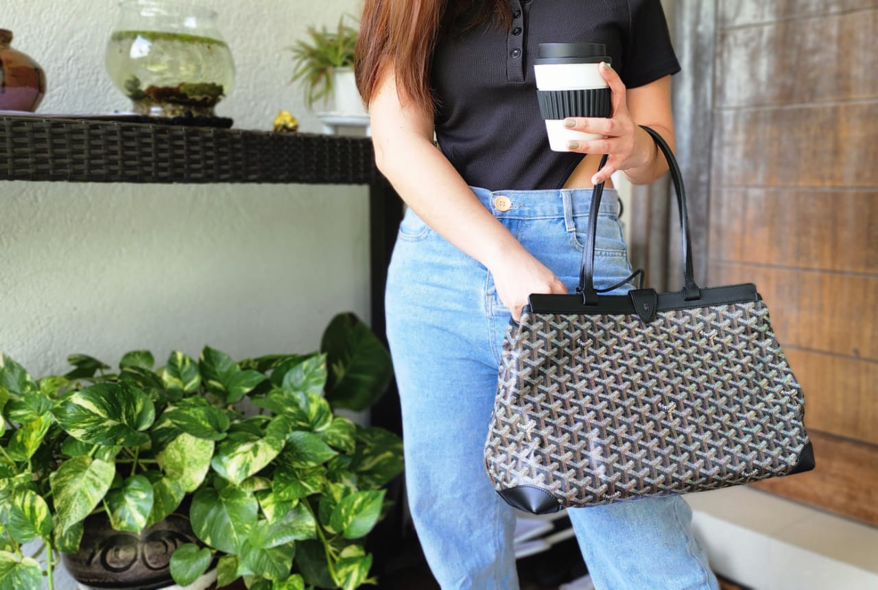 Goyard Bellechasse PM Tote at Jill's Consignment