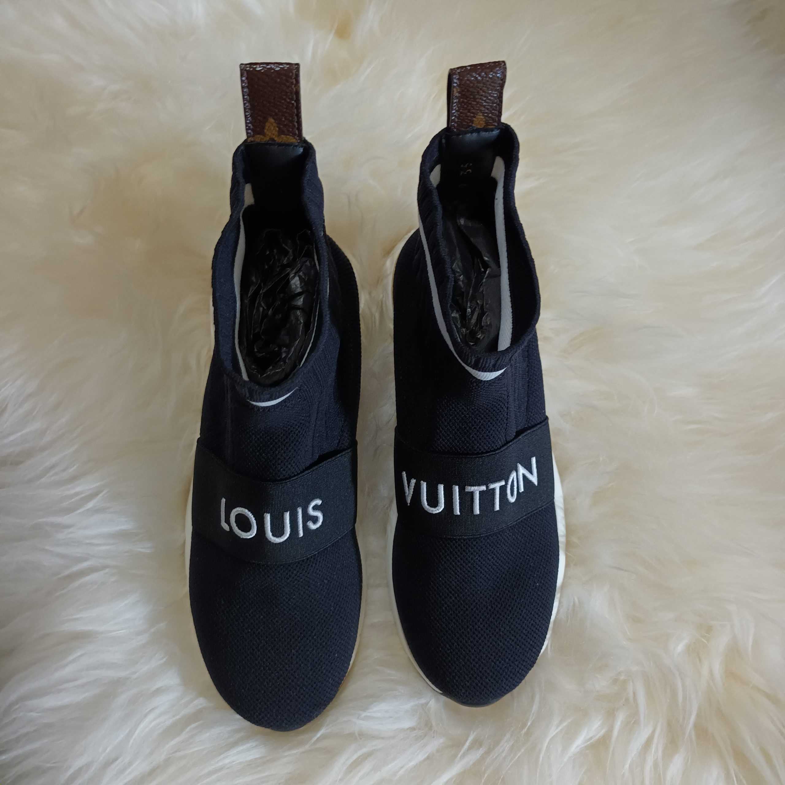 Louis Vuitton Aftergame Sneaker Black Boots Size 35 - BrandConscious  Authentics