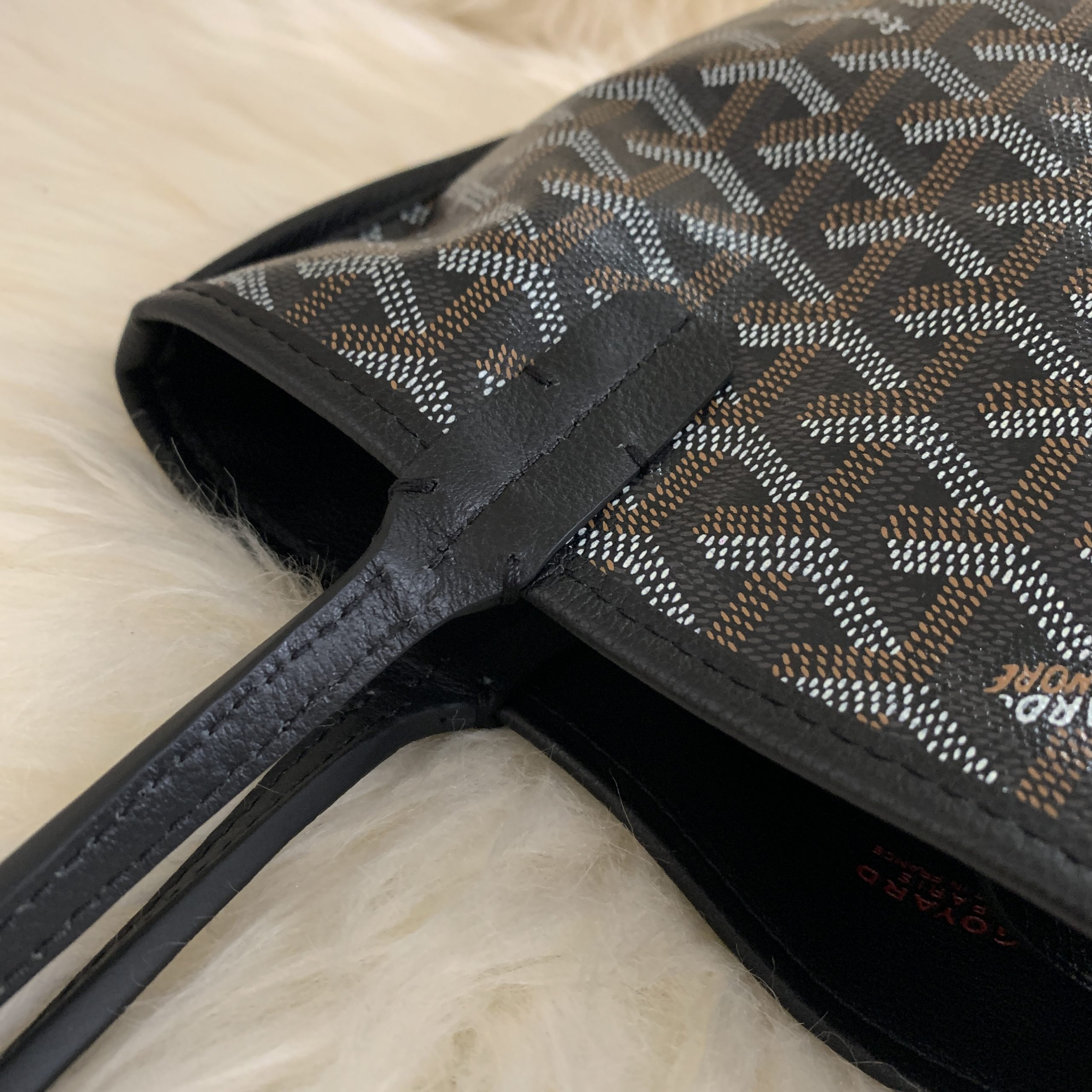 Goyard Goyardine Reversible Mini Anjou Black - BrandConscious Authentics