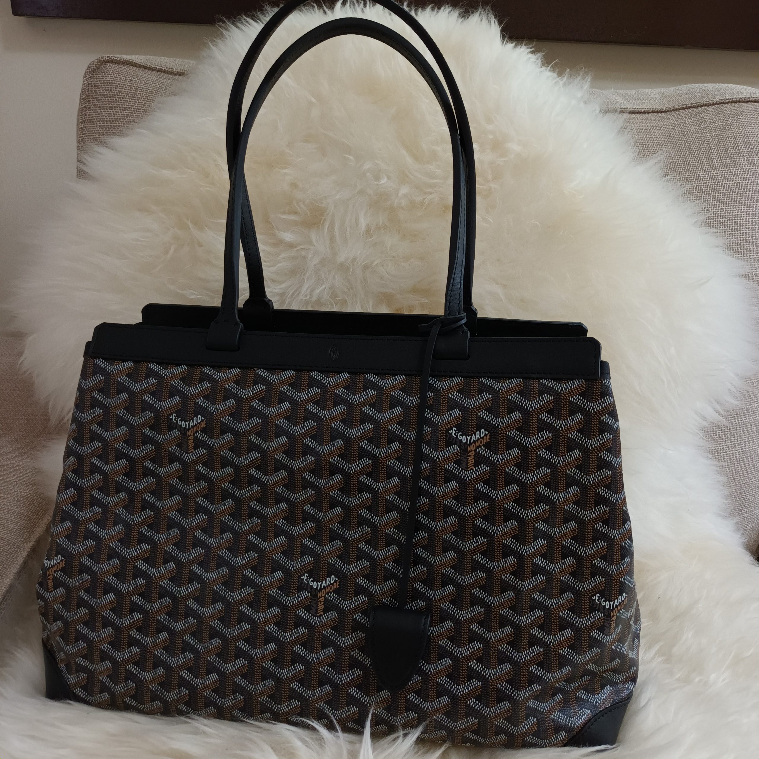 Goyard Black Bellechasse PM Review: Wear & Tear and Strap