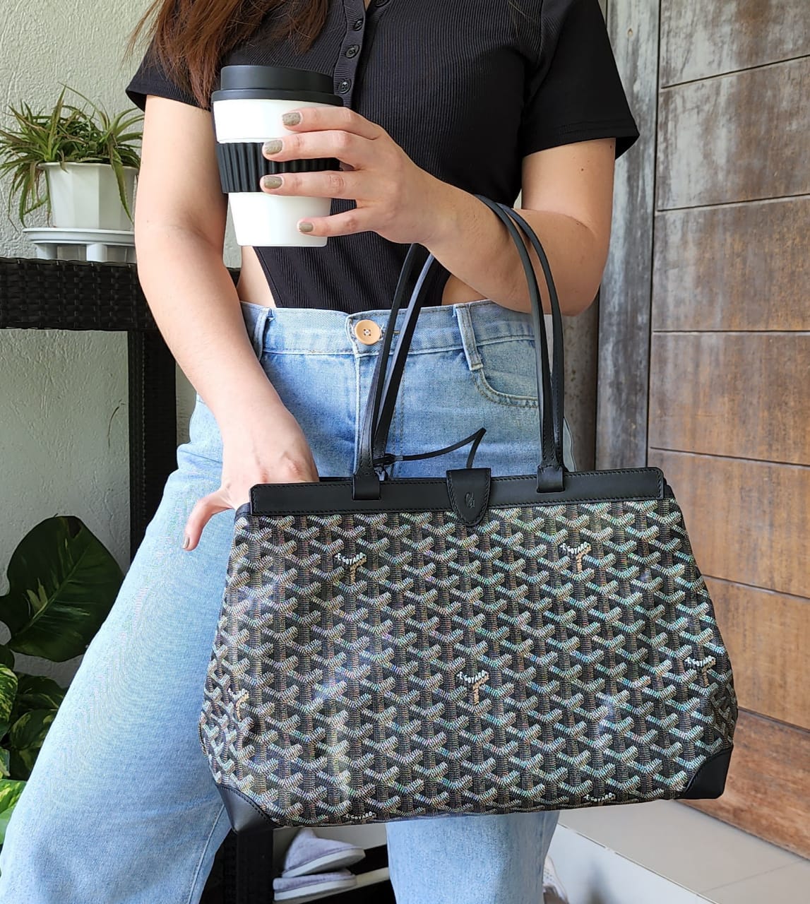 Goyard Bellechasse PM Tote at Jill's Consignment