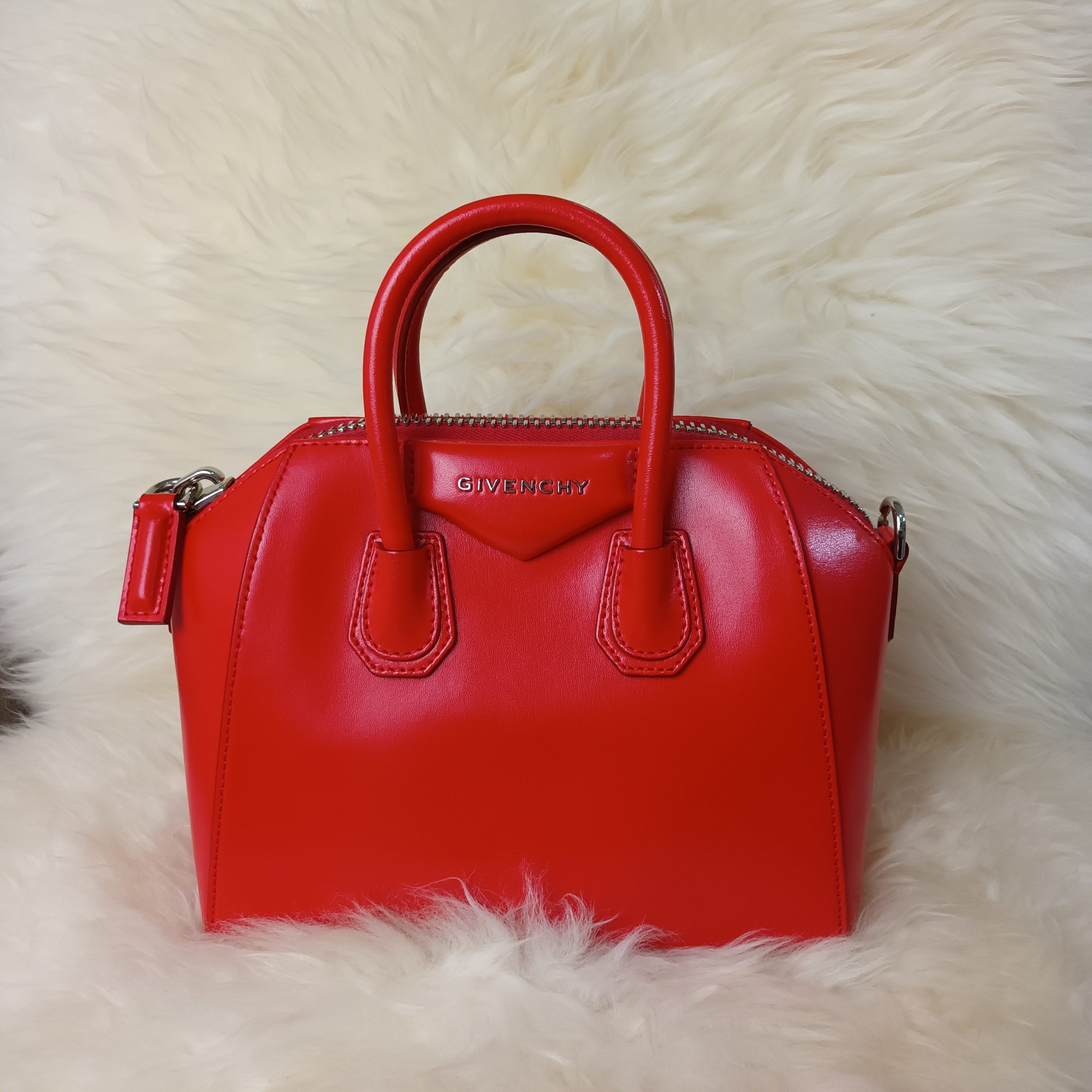 Givenchy Antigona Small Red Bag