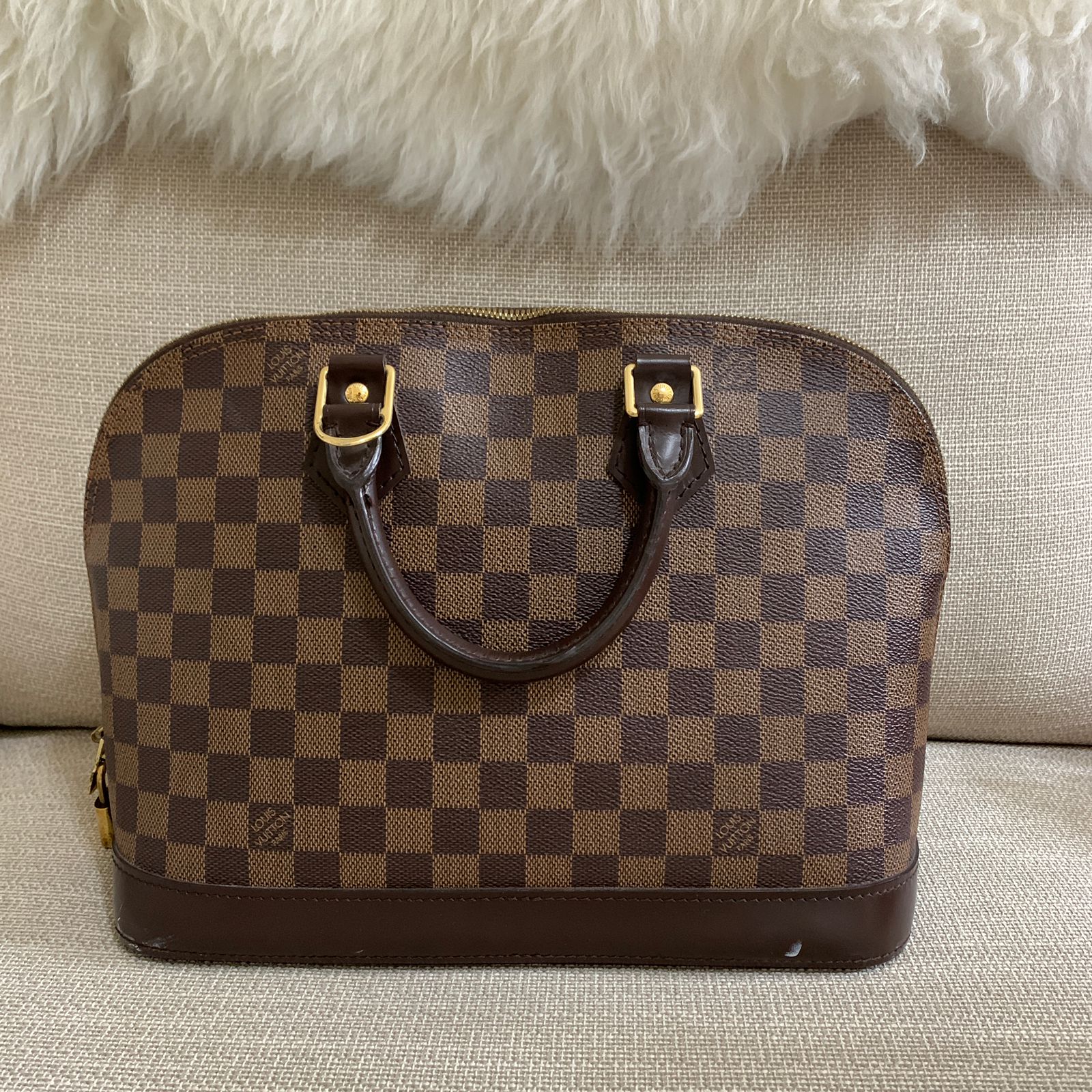 Louis Vuitton Alma PM Damier Ebene - LVLENKA Luxury Consignment