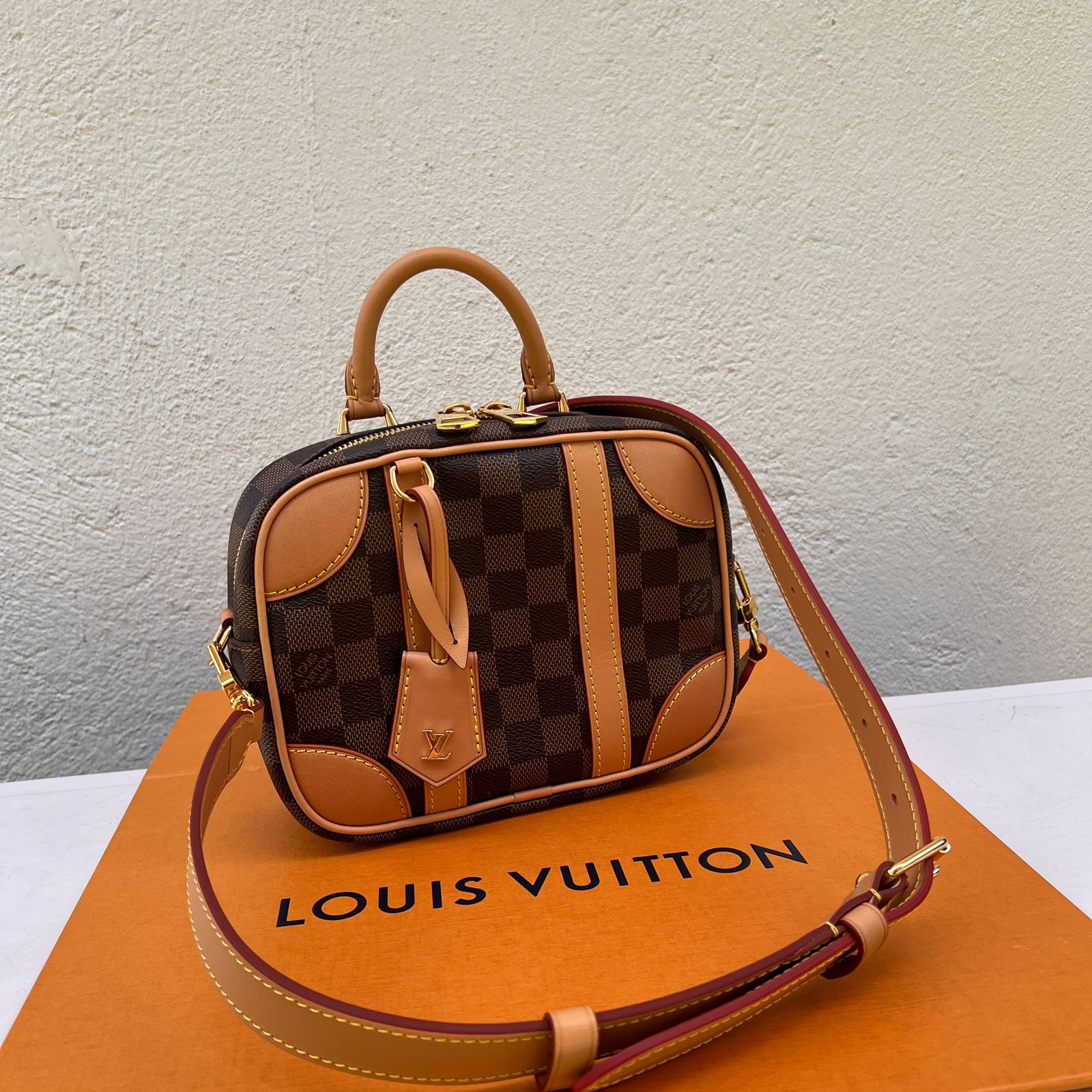 Louis Vuitton LV Valisette Souple BB Brown Cloth ref.1012433 - Joli Closet