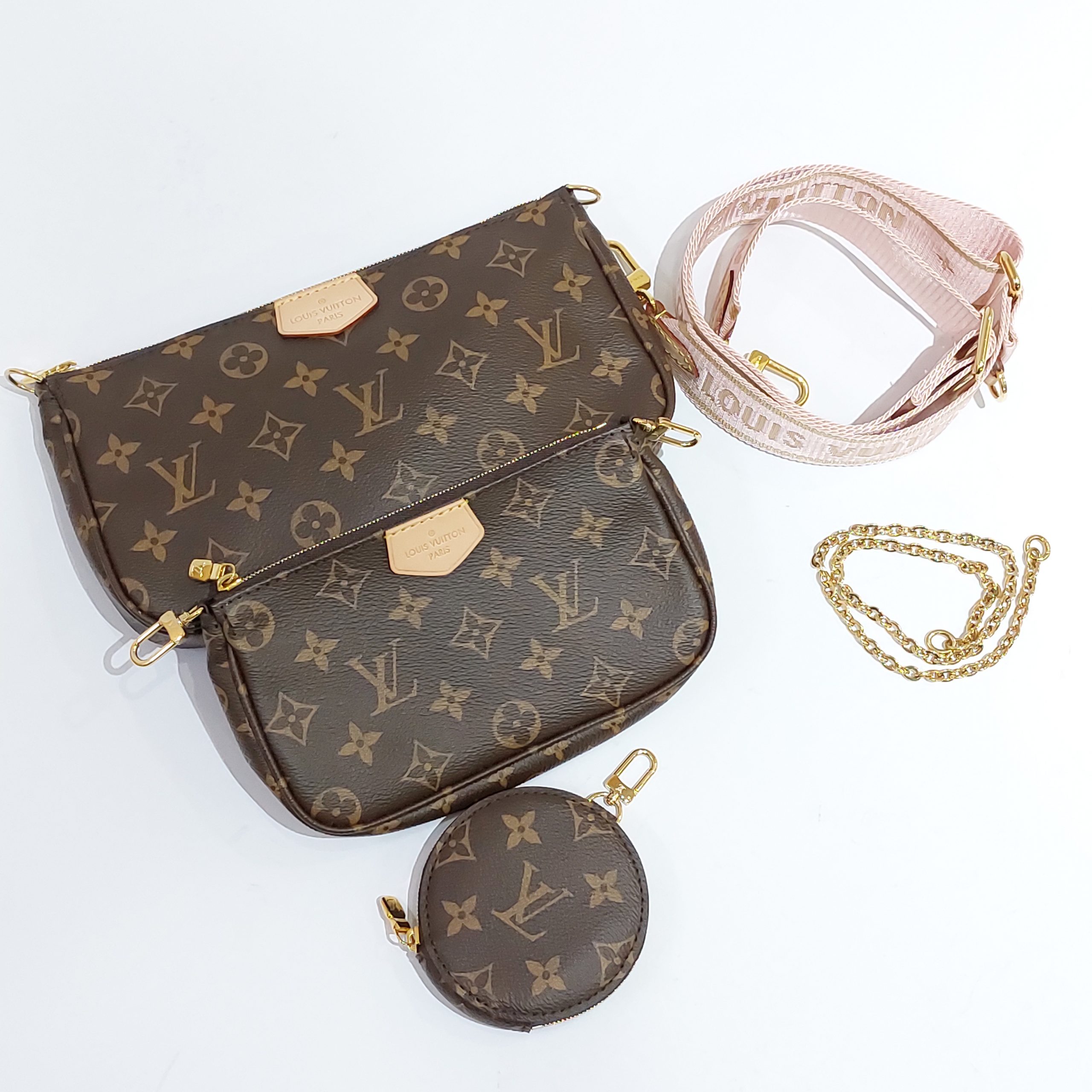 Louis Vuitton Monogram Multi-Pochette Accessories Round Coin Purse – Coco  Approved Studio