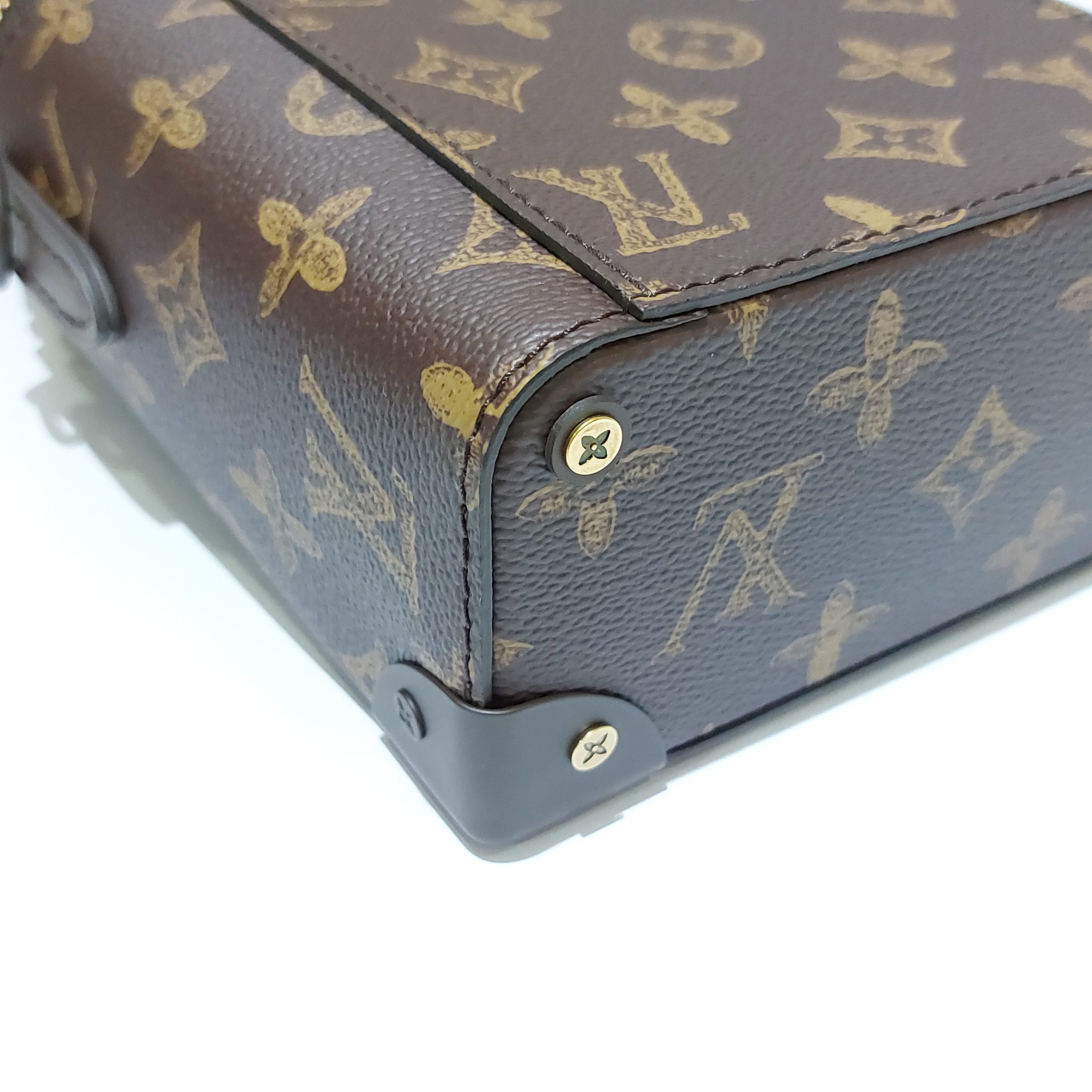 Louis Vuitton Vertical Box Trunk Monogram Brown in Coated Canvas with  Gold-tone - US