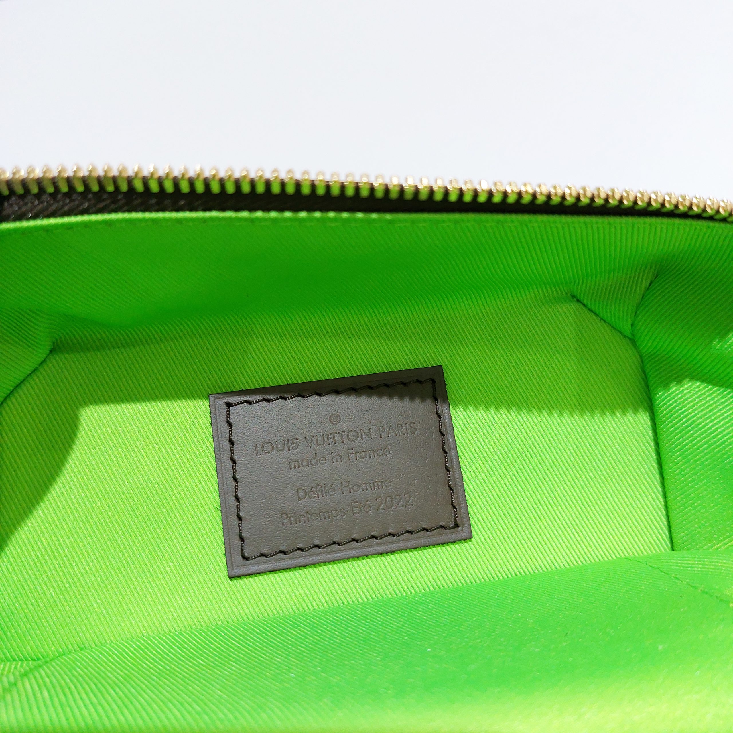 Louis Vuitton Vertical Box Trunk Bag SS22 Monogram/Green Virgil