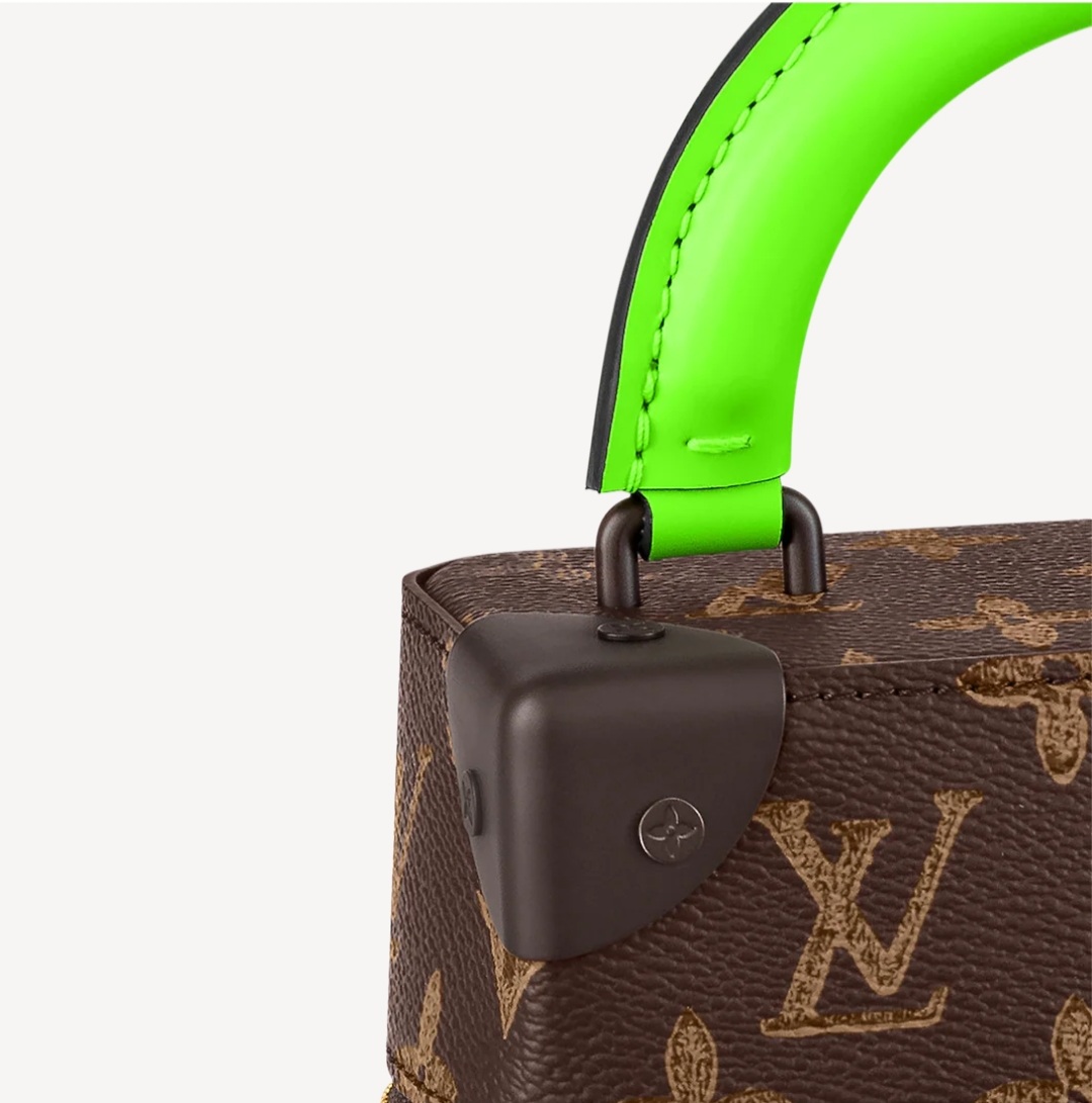 Louis Vuitton LV Unisex Vertical Trunk Pochette Monogram Coated  Canvas-Brown - LULUX