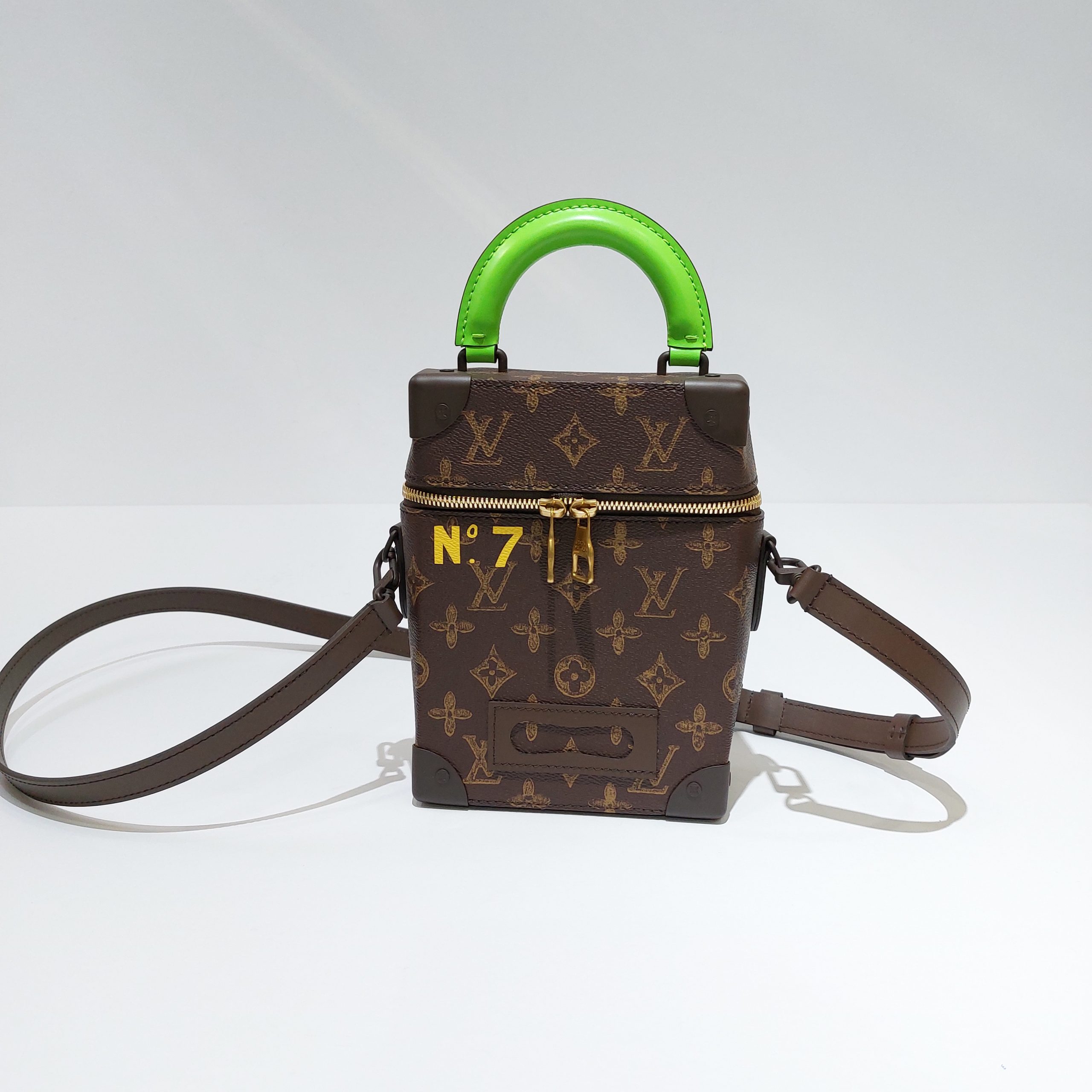 Louis Vuitton Vertical Box Trunk Monogram Brown in Coated Canvas with  Gold-tone - US