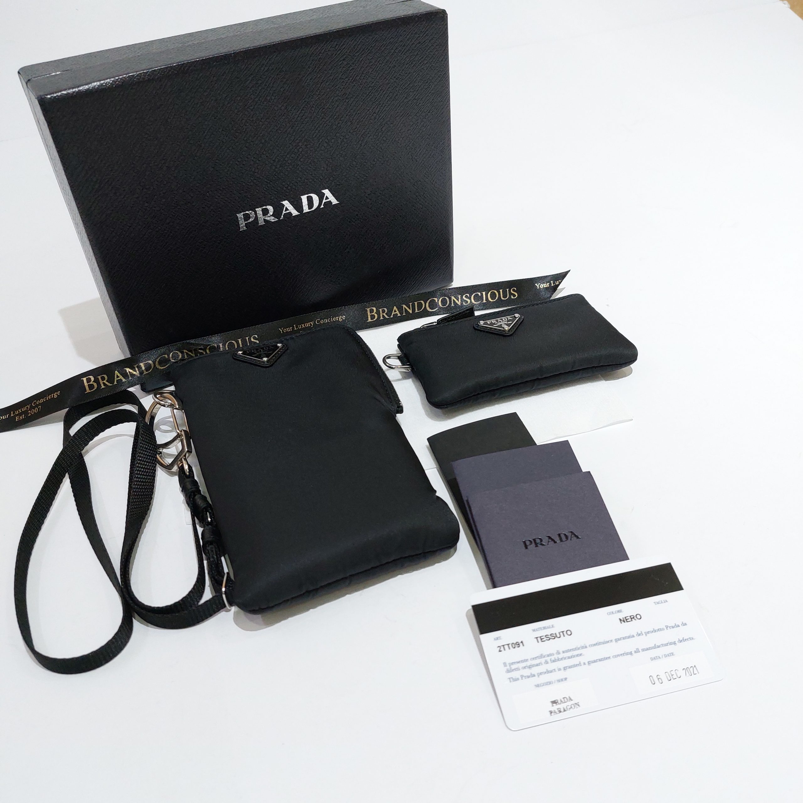 Prada Two Re-Nylon pouches - BrandConscious Authentics