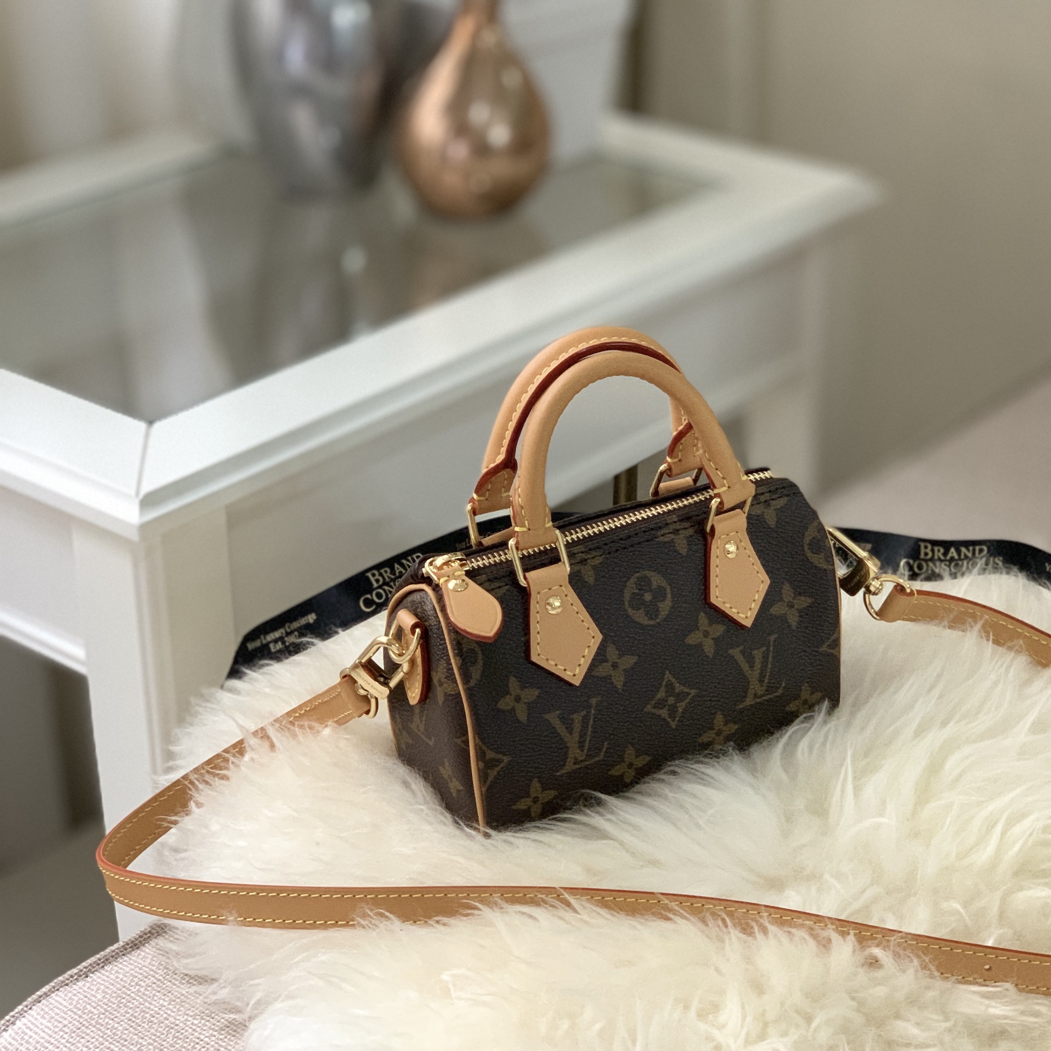 Louis Vuitton Nano Speedy Monogram – Coco Approved Studio