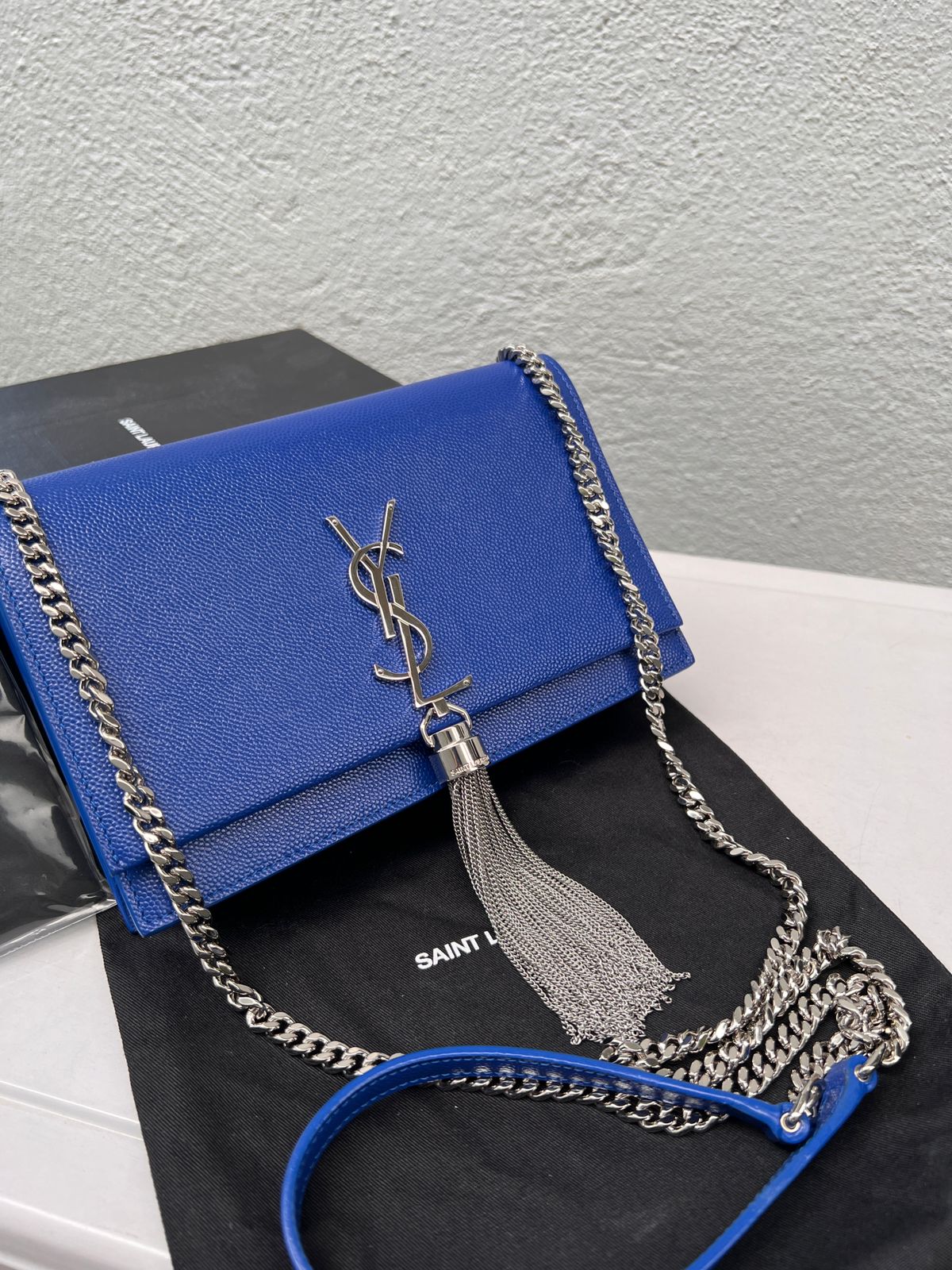 Yves Saint Laurent Kate Tassel Leather Wallet on Chain Bag