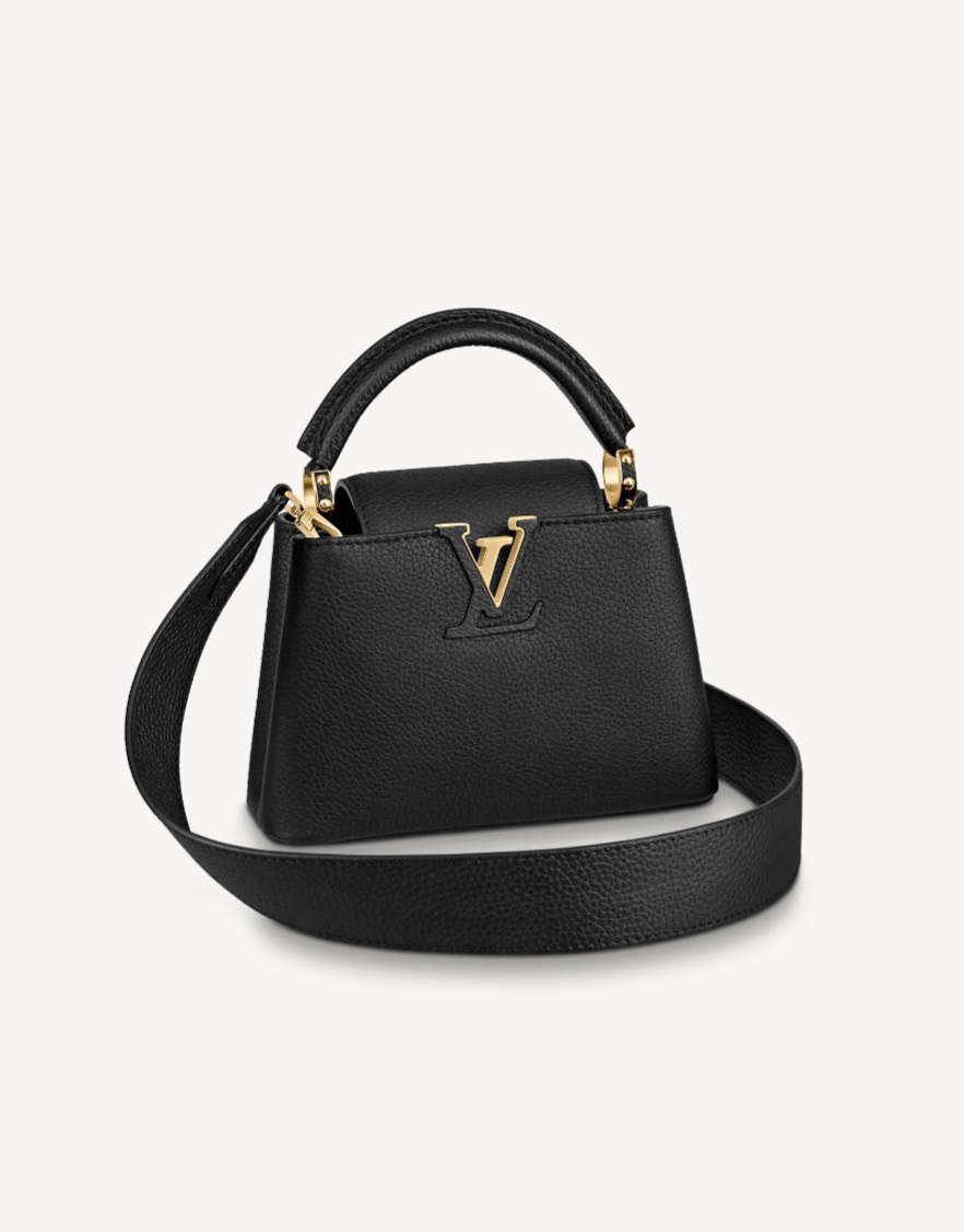 Louis Vuitton Black Capucines Mini Bag – The Closet