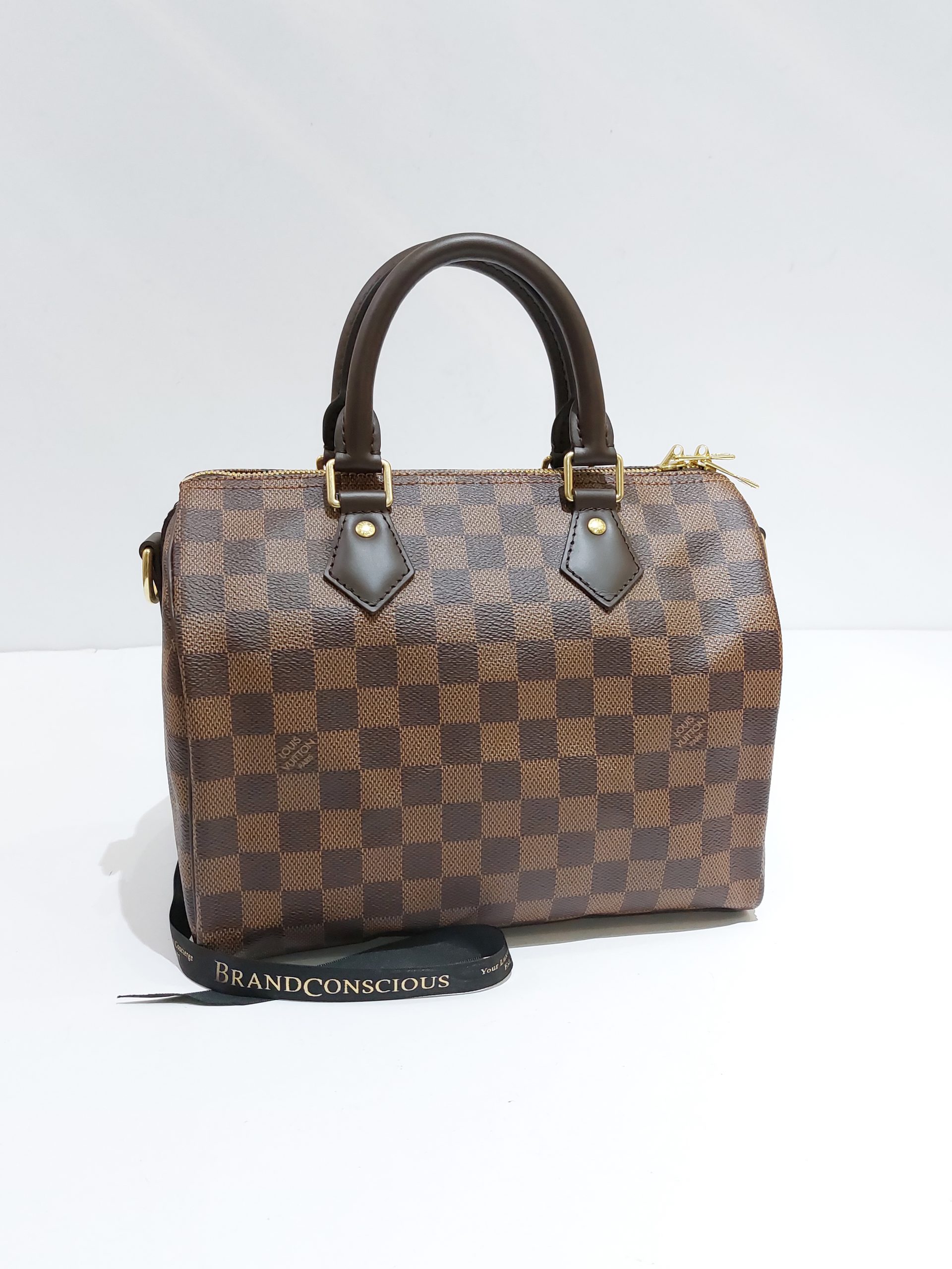 Lv speedy 25 damier ebene crossbody bag Archives - BrandConscious Authentics