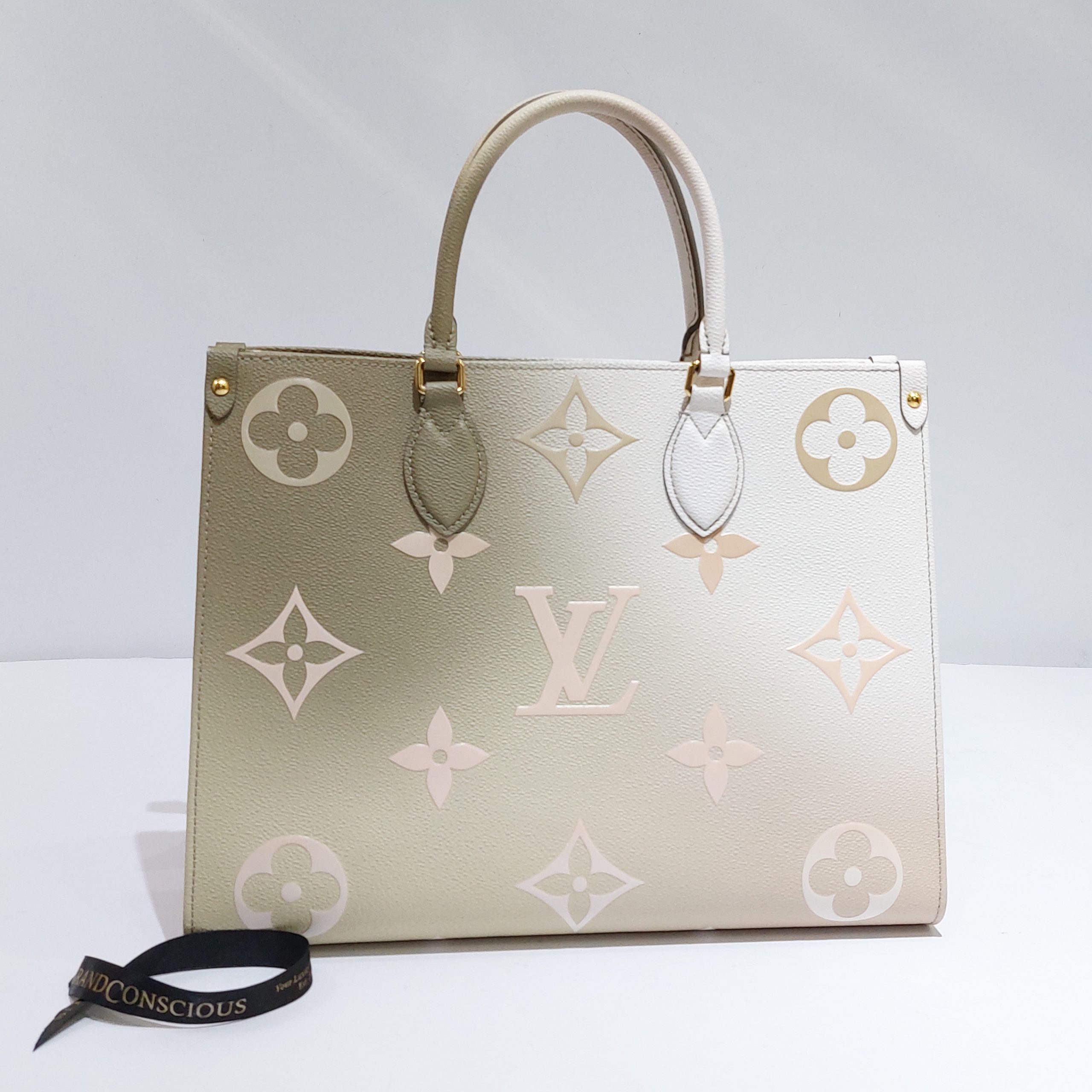 Louis Vuitton Sunset Khaki Monogram Coated Canvas OnTheGo MM Gold Hardware,  2022 Available For Immediate Sale At Sotheby's