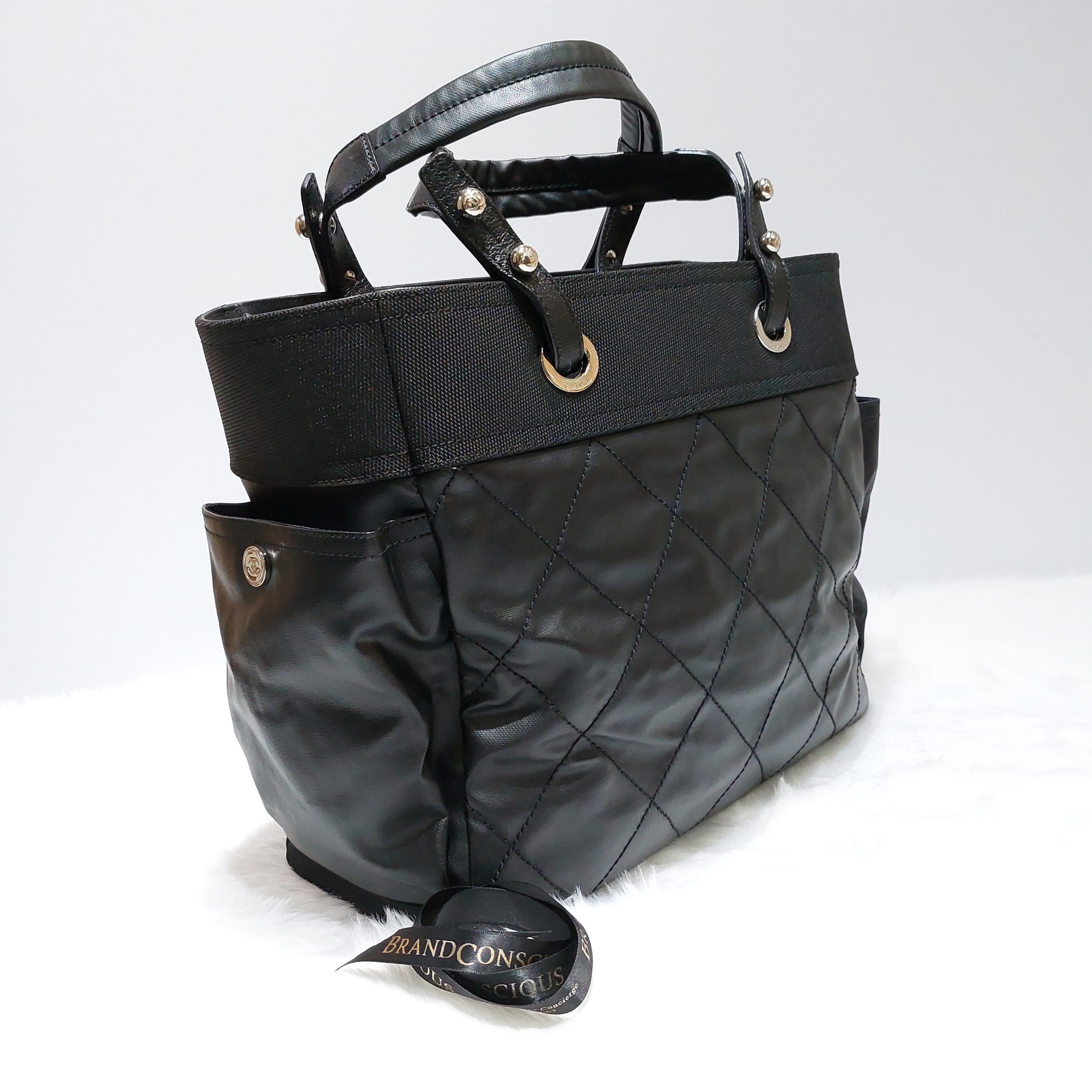 Chanel 16in Black XL Hampton Sensual CC Classic Tote Bag