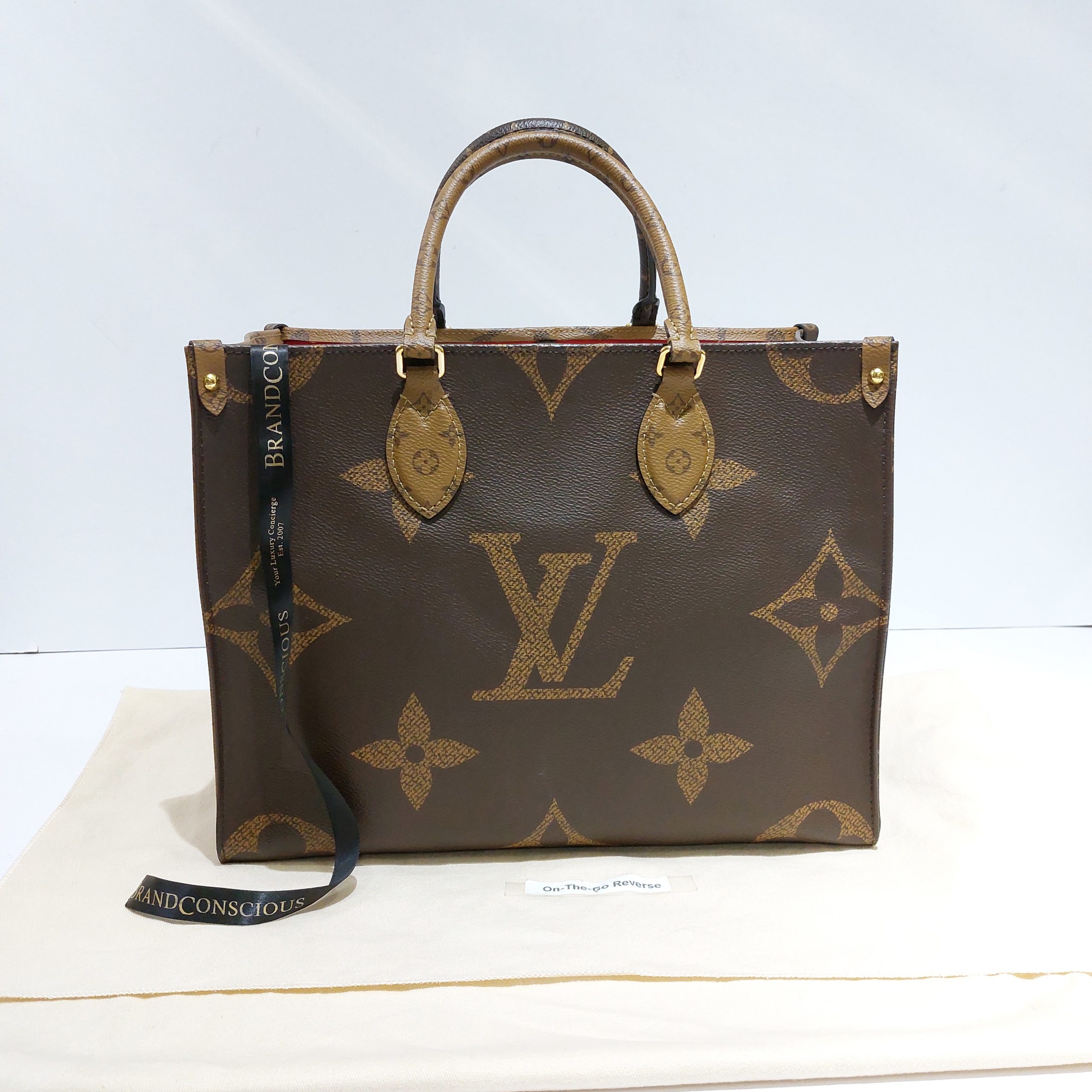 KEPT UNUSED - LV Monogram Reverse Onthego MM (NFC)_Louis