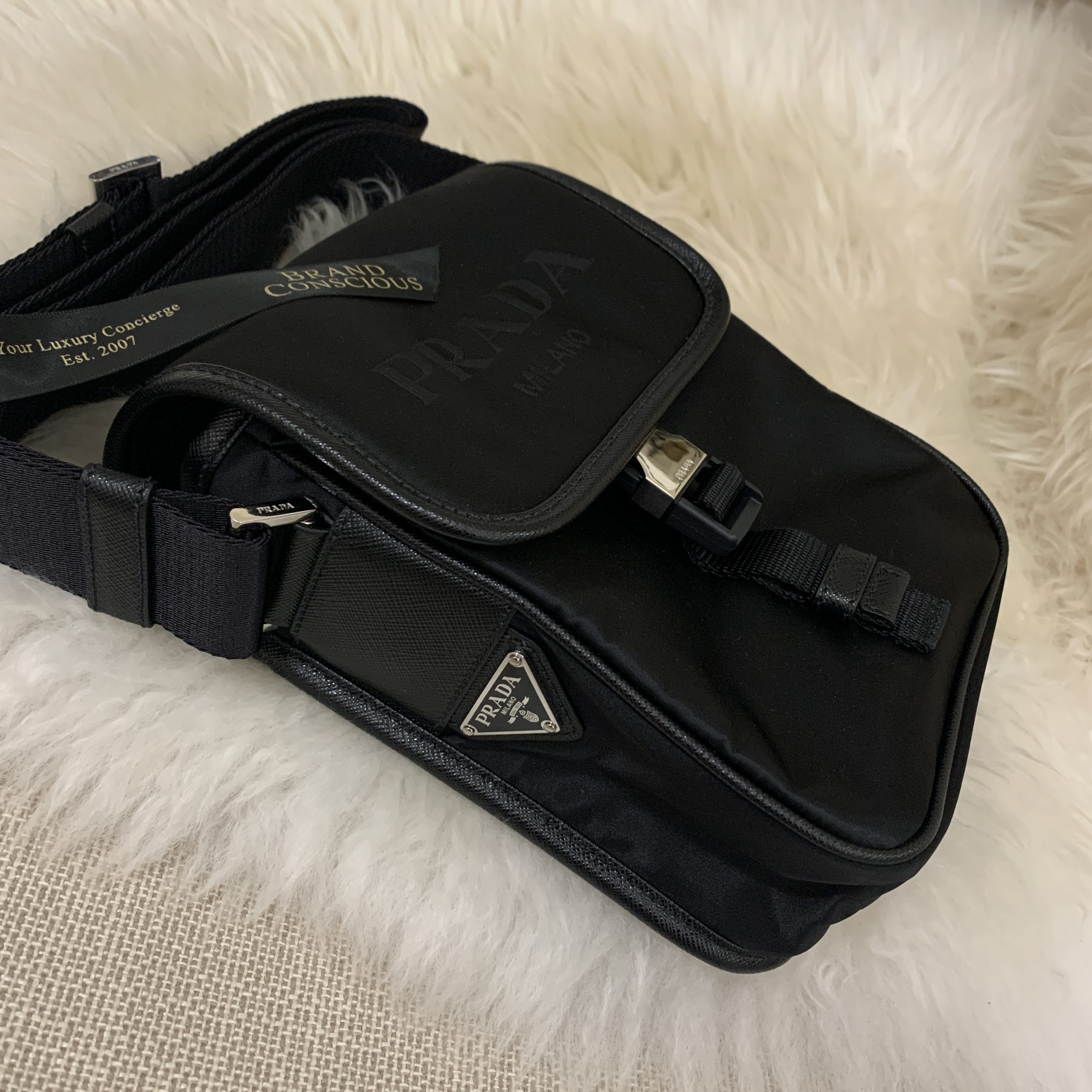 Prada Nylon Tote Black - BrandConscious Authentics