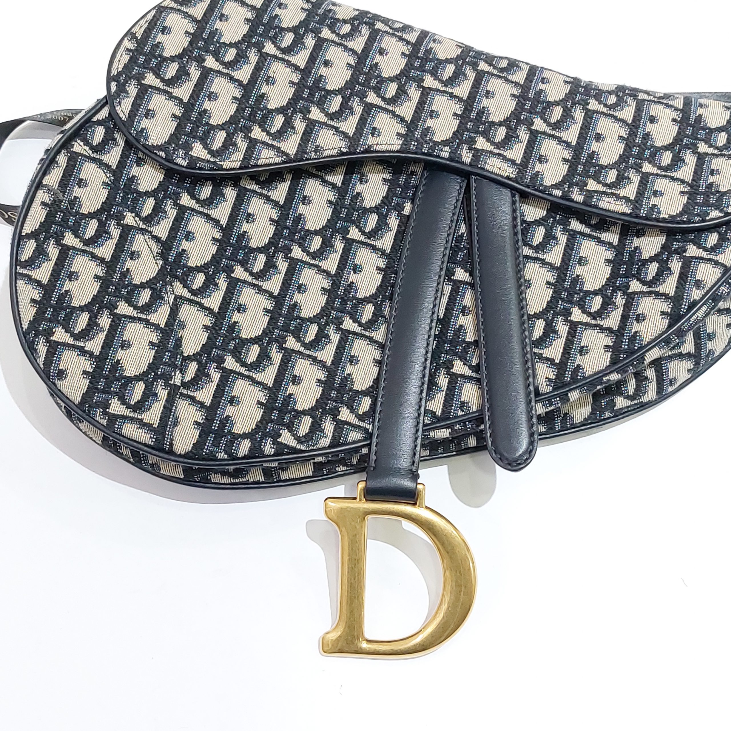 Dior Men's Saddle Bag Dior Oblique Jacquard – Coco Approved Studio