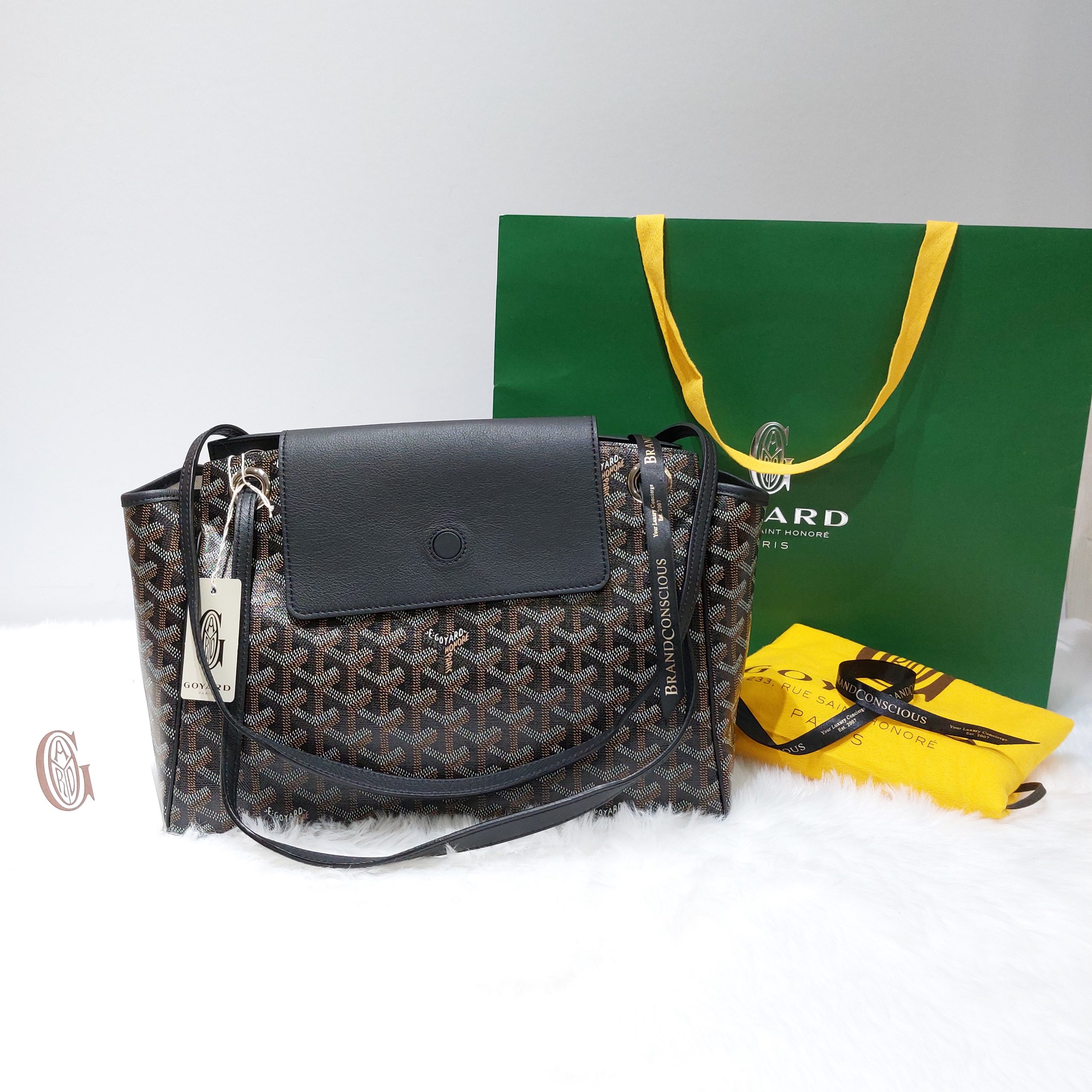 Goyard Goyardine Rouette PM Black – Coco Approved Studio