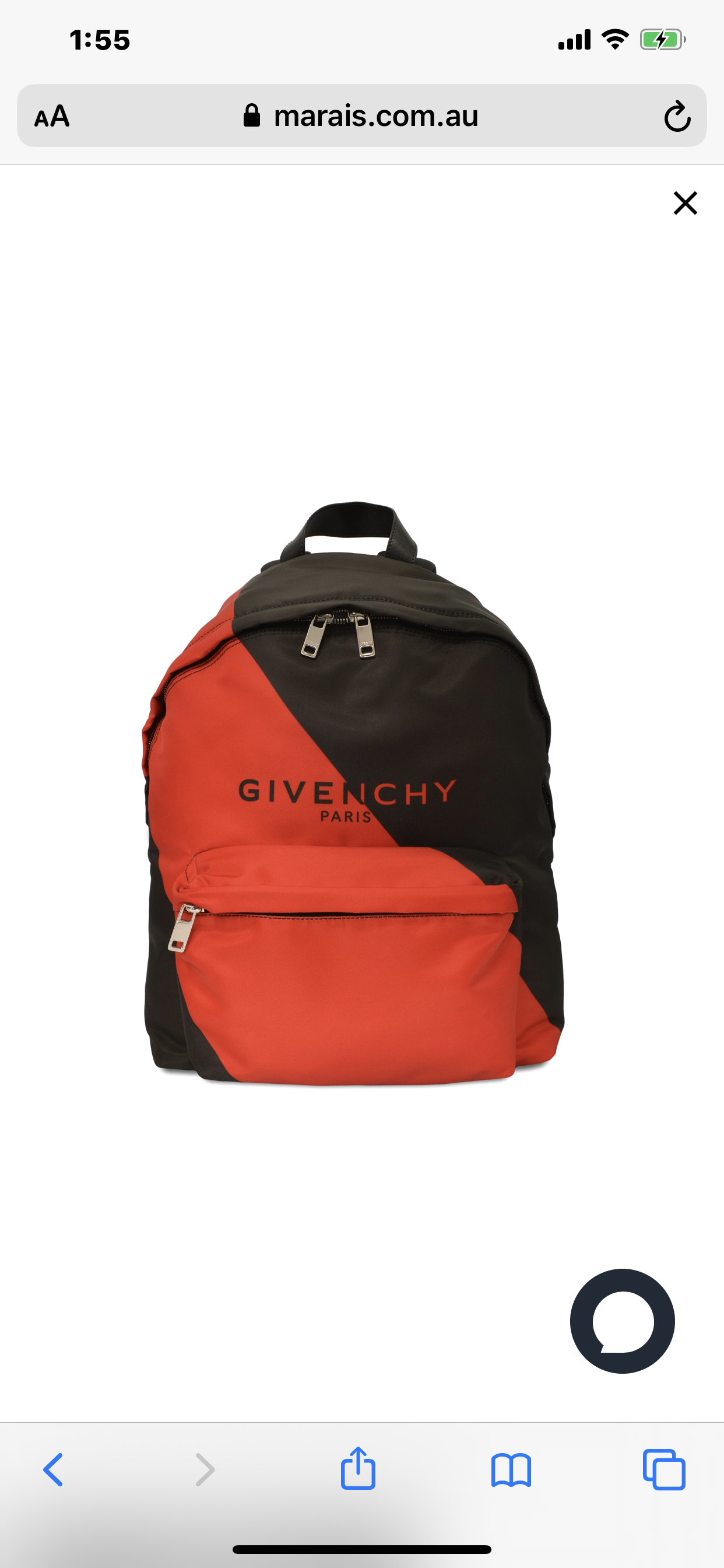 Givenchy Floral Nylon Backpack Black - ShopStyle