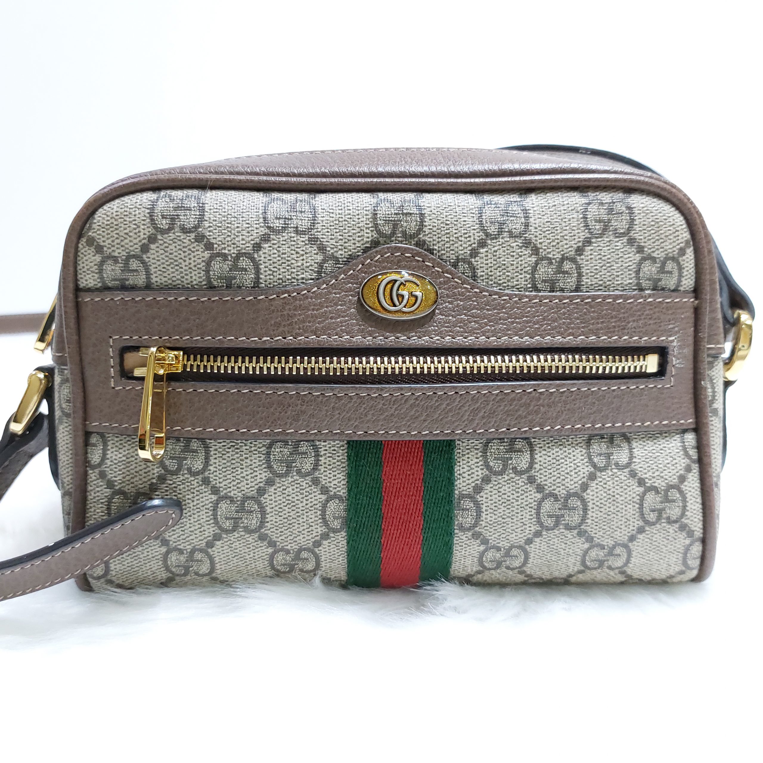 Shop GUCCI GG Supreme 2022-23FW GUCCI, SMALL MESSENGER BAG WITH GG  MONOGRAM by WearWolfGmbH