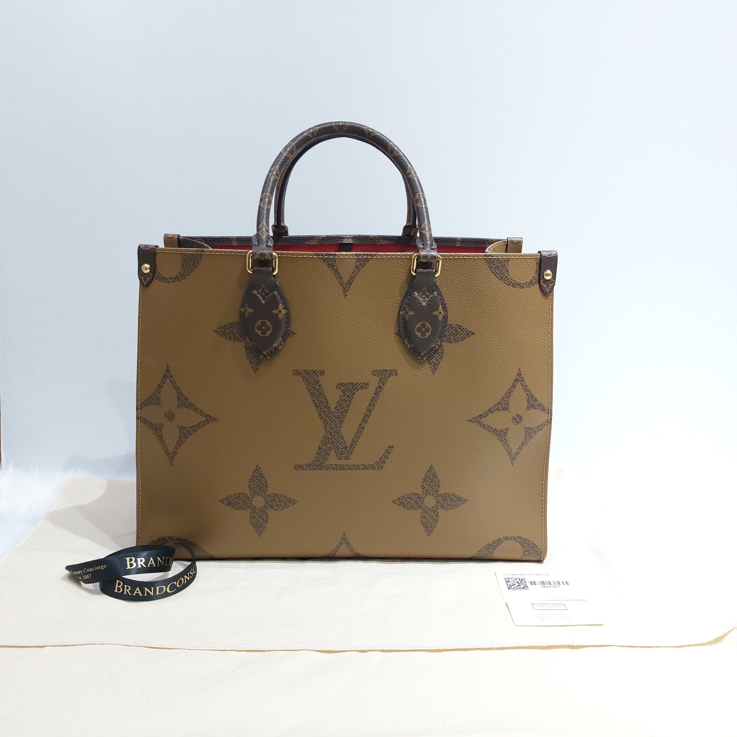 M45039 Louis Vuitton Monogram Reverse Onthego MM