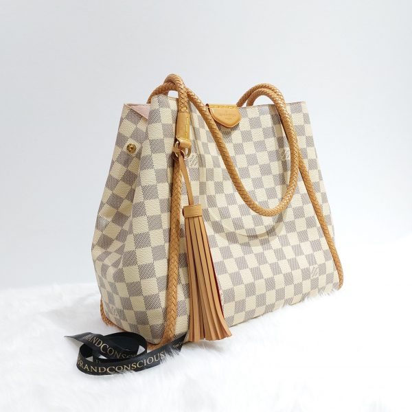 Louis Vuitton Propriano Damier Azur Shoulder Tote N44027